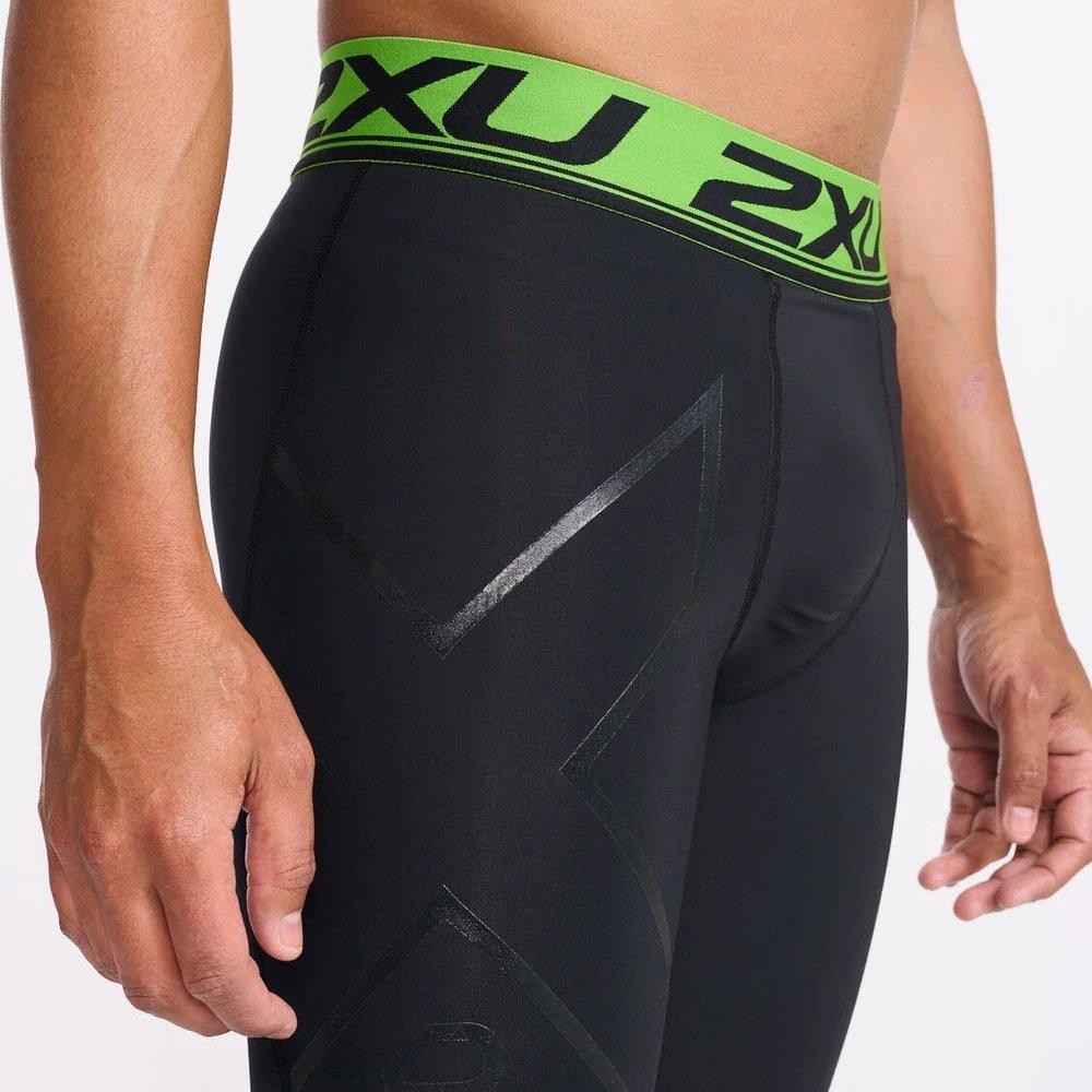 Black/Nero - 2XU - Refresh Recovery Compression Mens Base Layer Tights - 6