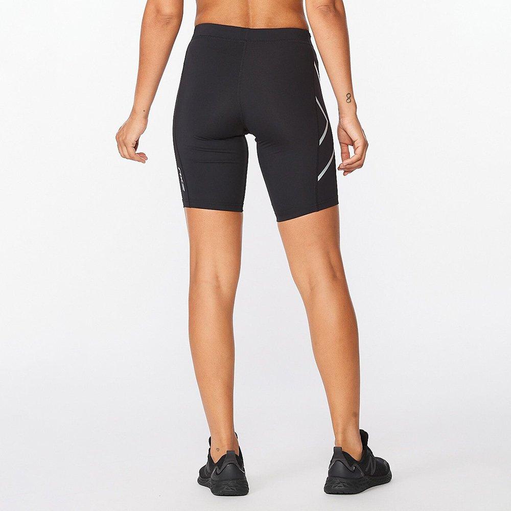 Black/Silver - 2XU - Core Compression Shorts - 2