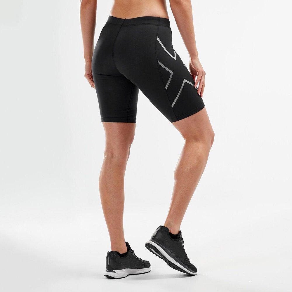 Black/Silver - 2XU - Core Compression Shorts - 3