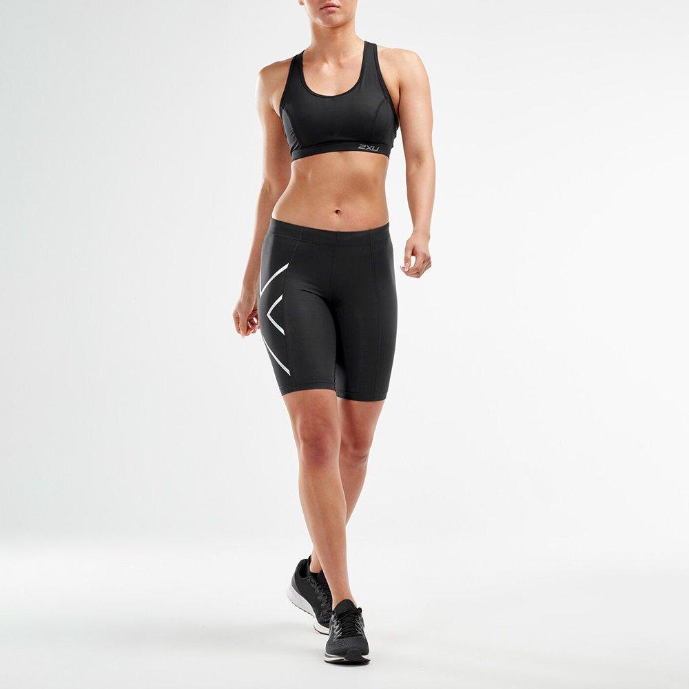Black/Silver - 2XU - Core Compression Shorts - 5
