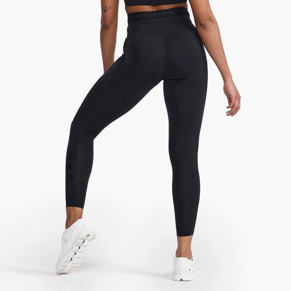 Black/BLack - 2XU - Form Stash Hi-Rise Compressions Leggings Womens - 3