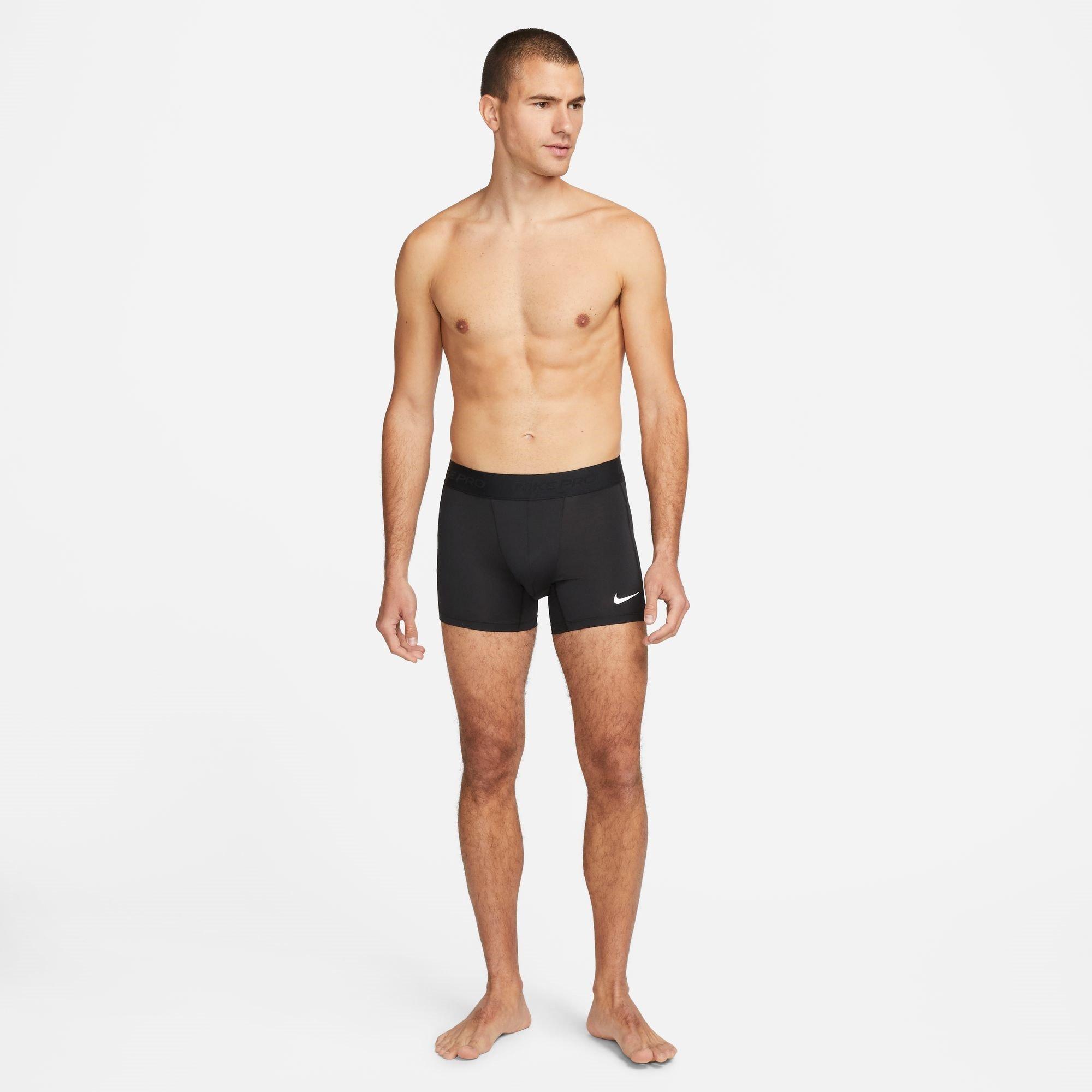 Preto - Nike - Pro Core 6 Base Layer Shorts Mens - 6