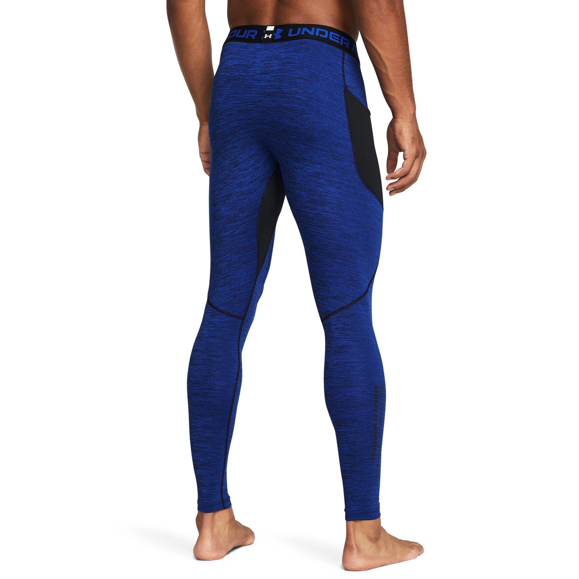 Blauw - Under Armour - Men's Baselayer Legging - 3