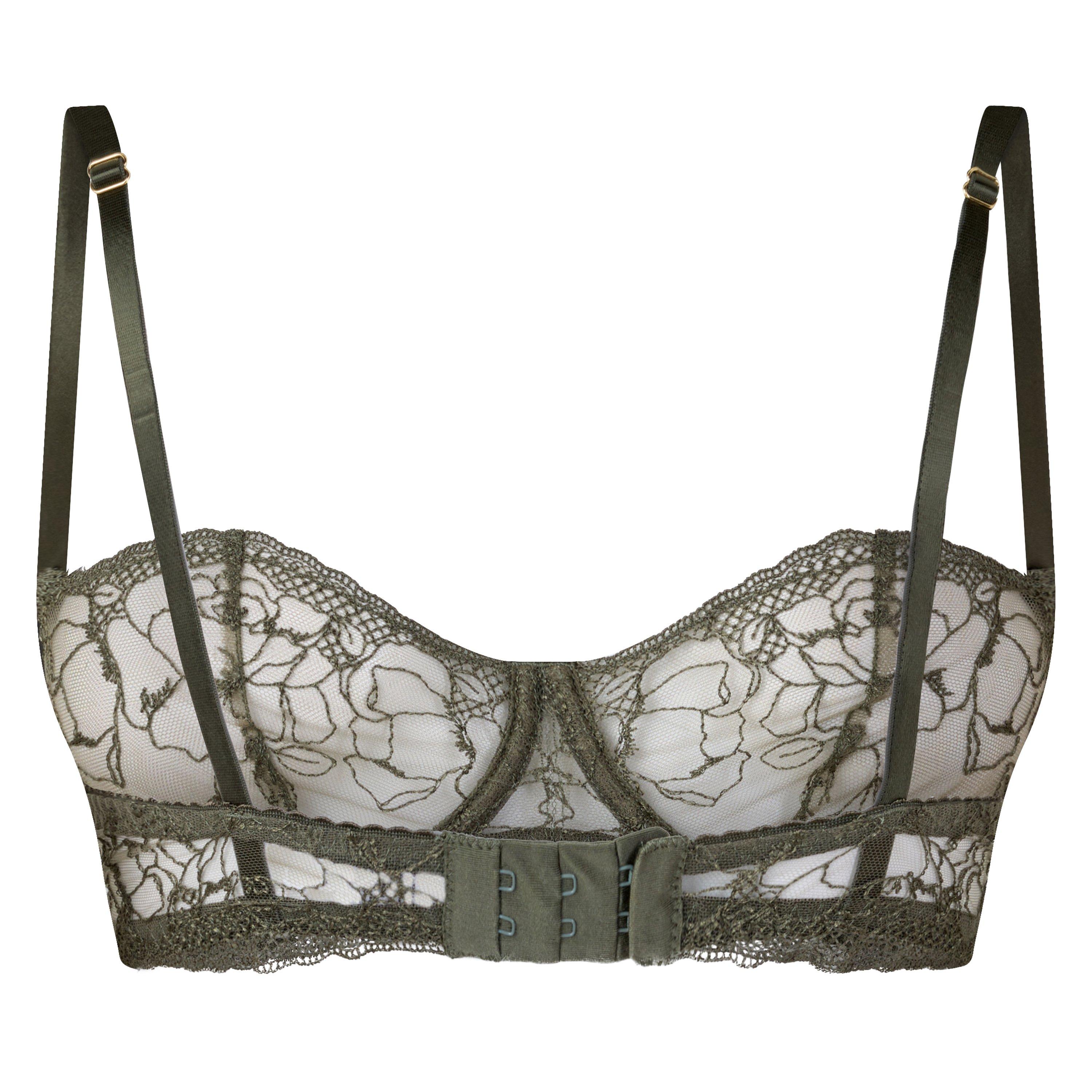 KHAKI - Fleur of England - UW IONA BALCONY BRA - 2