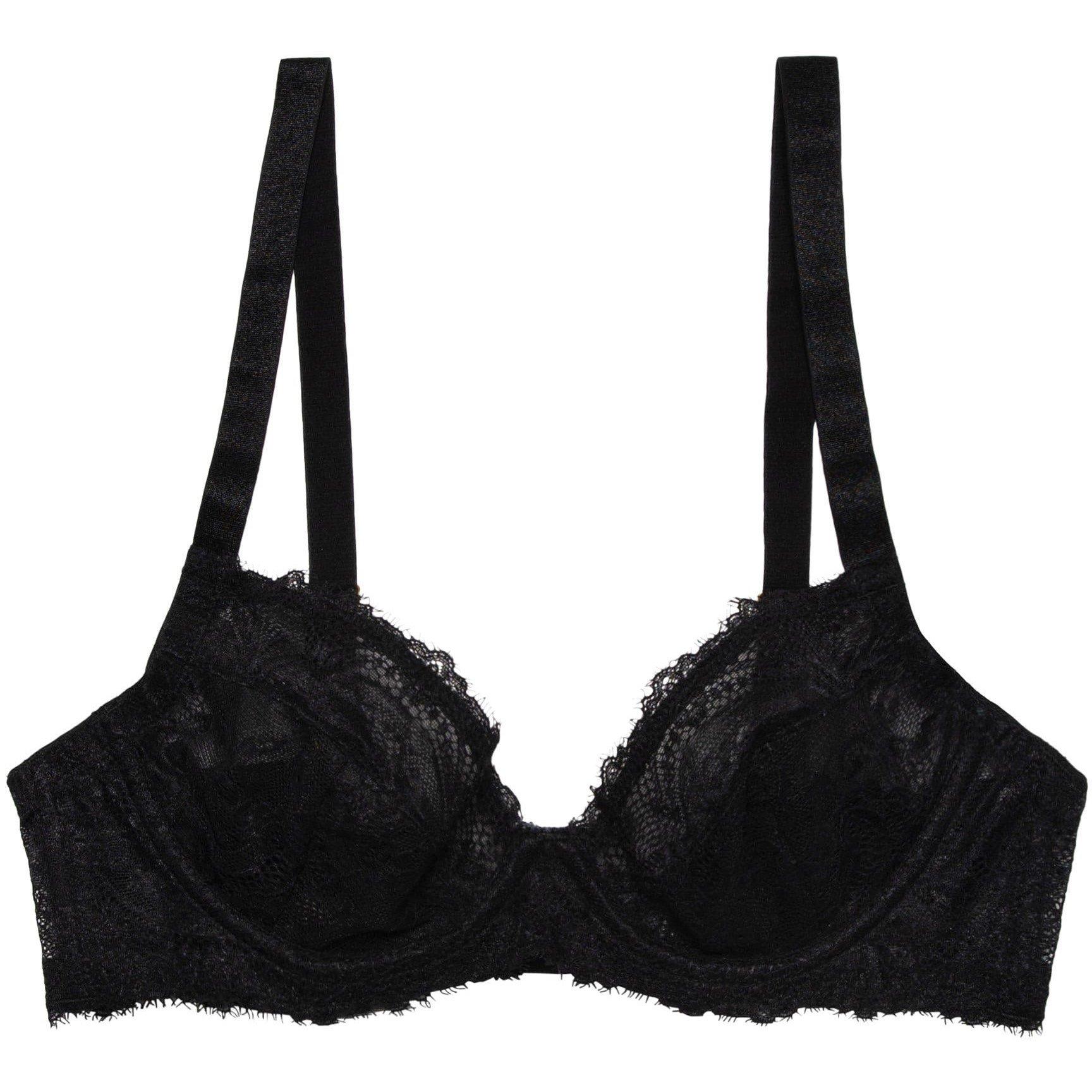 Black - Wolf and Whistle - Ariana Black Everyday Plunge Bra - 5