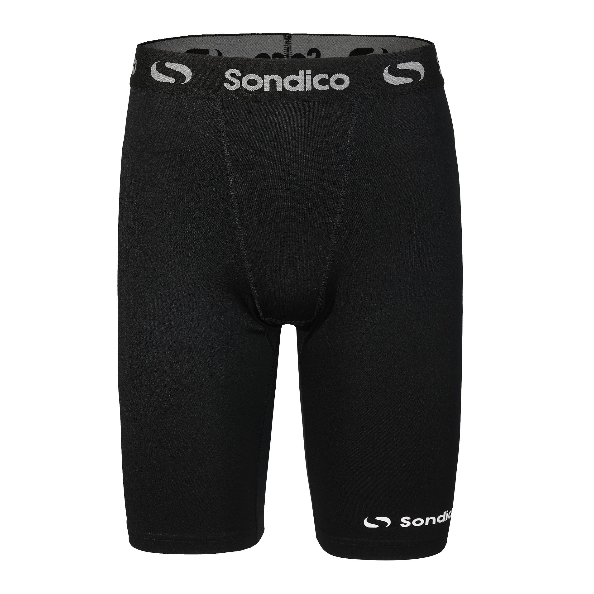 Schwarz/Weiß - Sondico - Core 9 Shorts Mens - 1