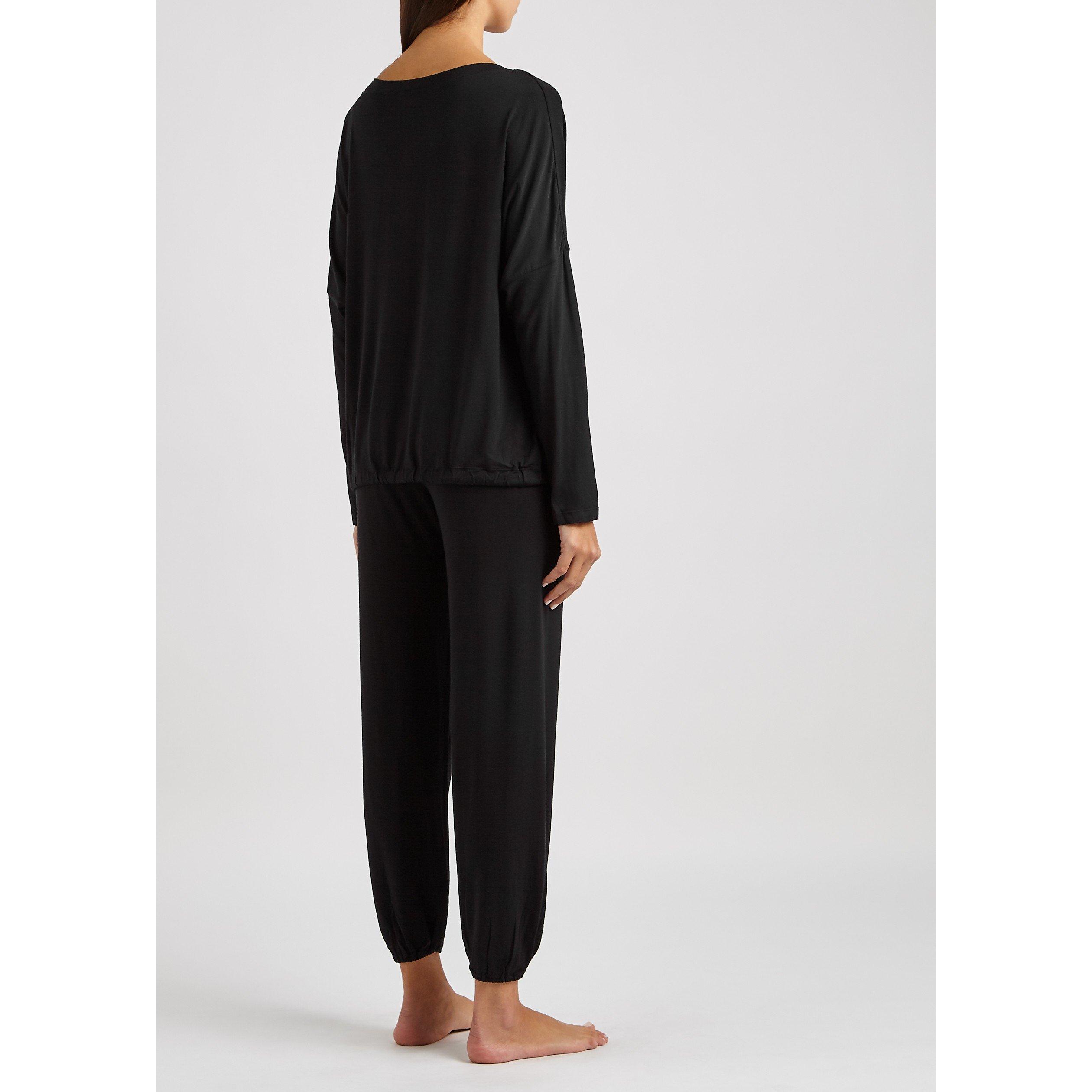 BLACK - Eberjey - PJ LS GISELE SLOUCHY SET - 3
