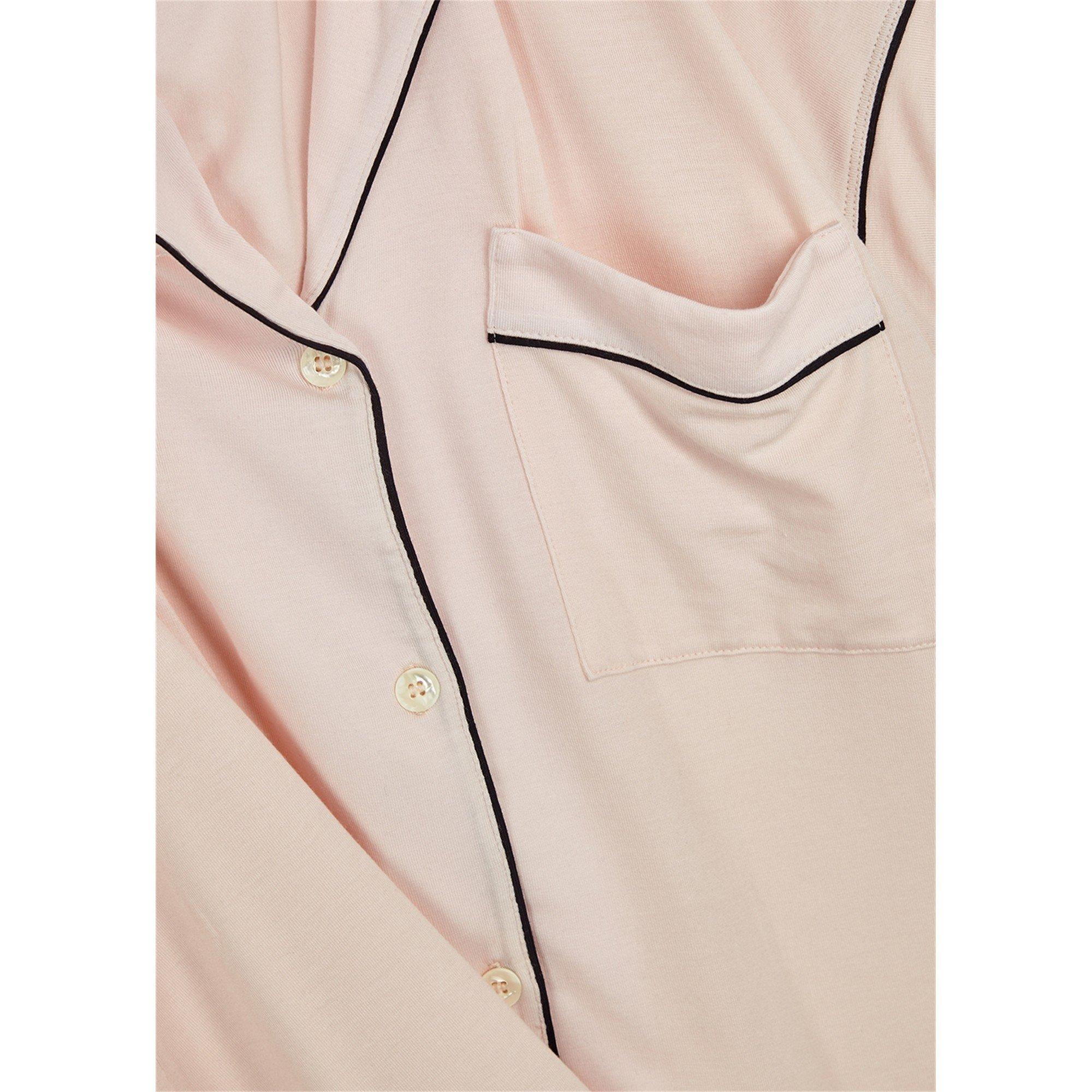 LIGHT PINK - Eberjey - PJ SS GISELE CROPPED PJ SET - 4