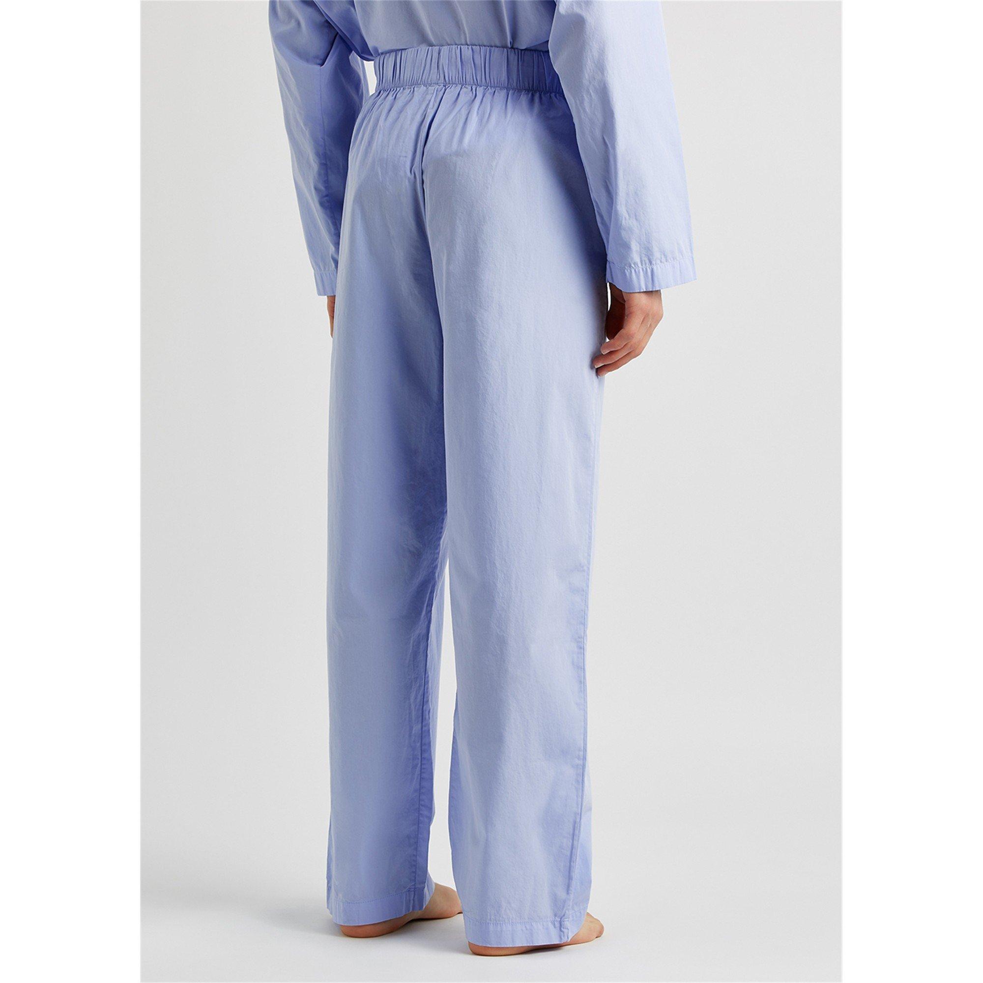 LIGHT BLUE - Tekla - TR POPLIN UNISEX PJ TRS - 3