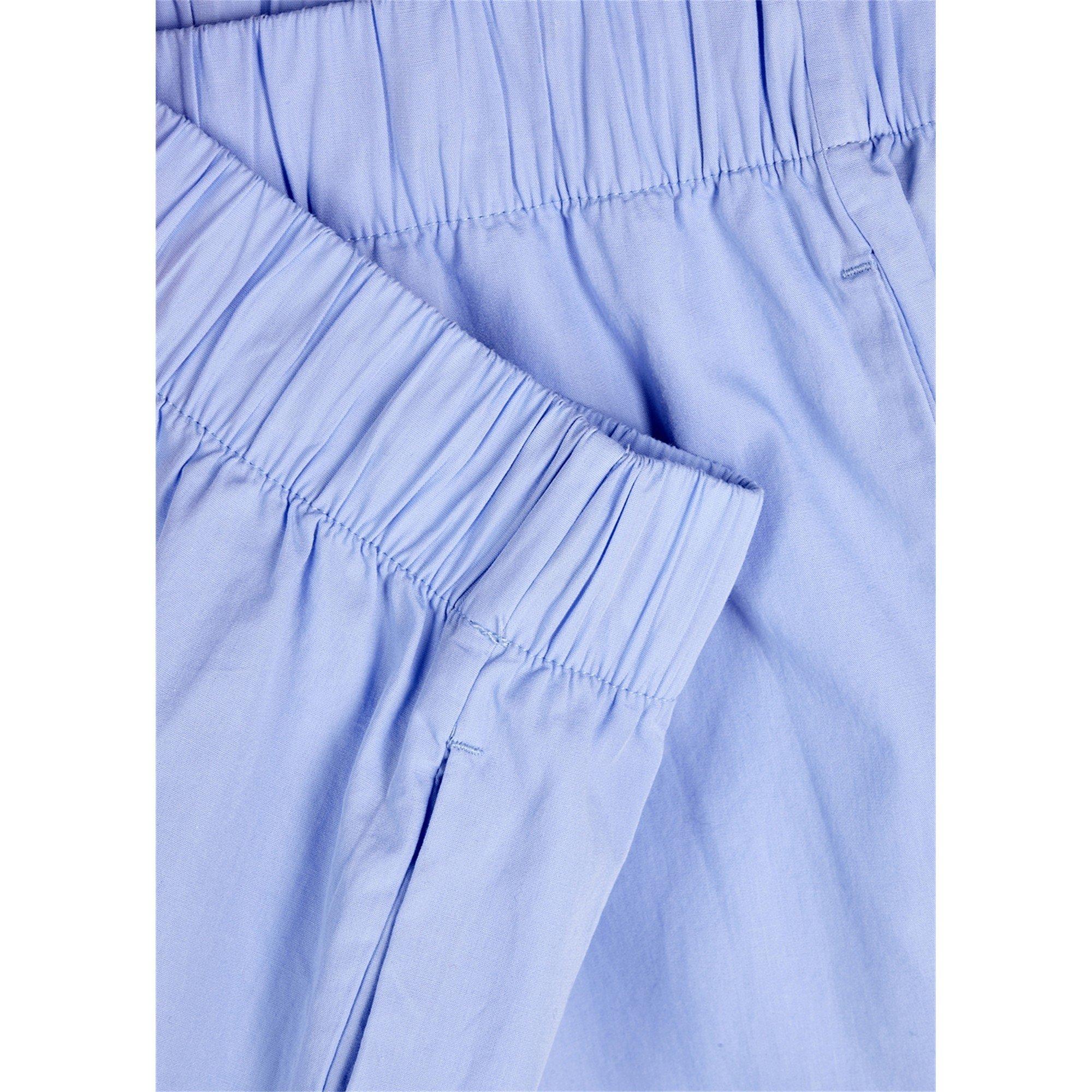 LIGHT BLUE - Tekla - TR POPLIN UNISEX PJ TRS - 4