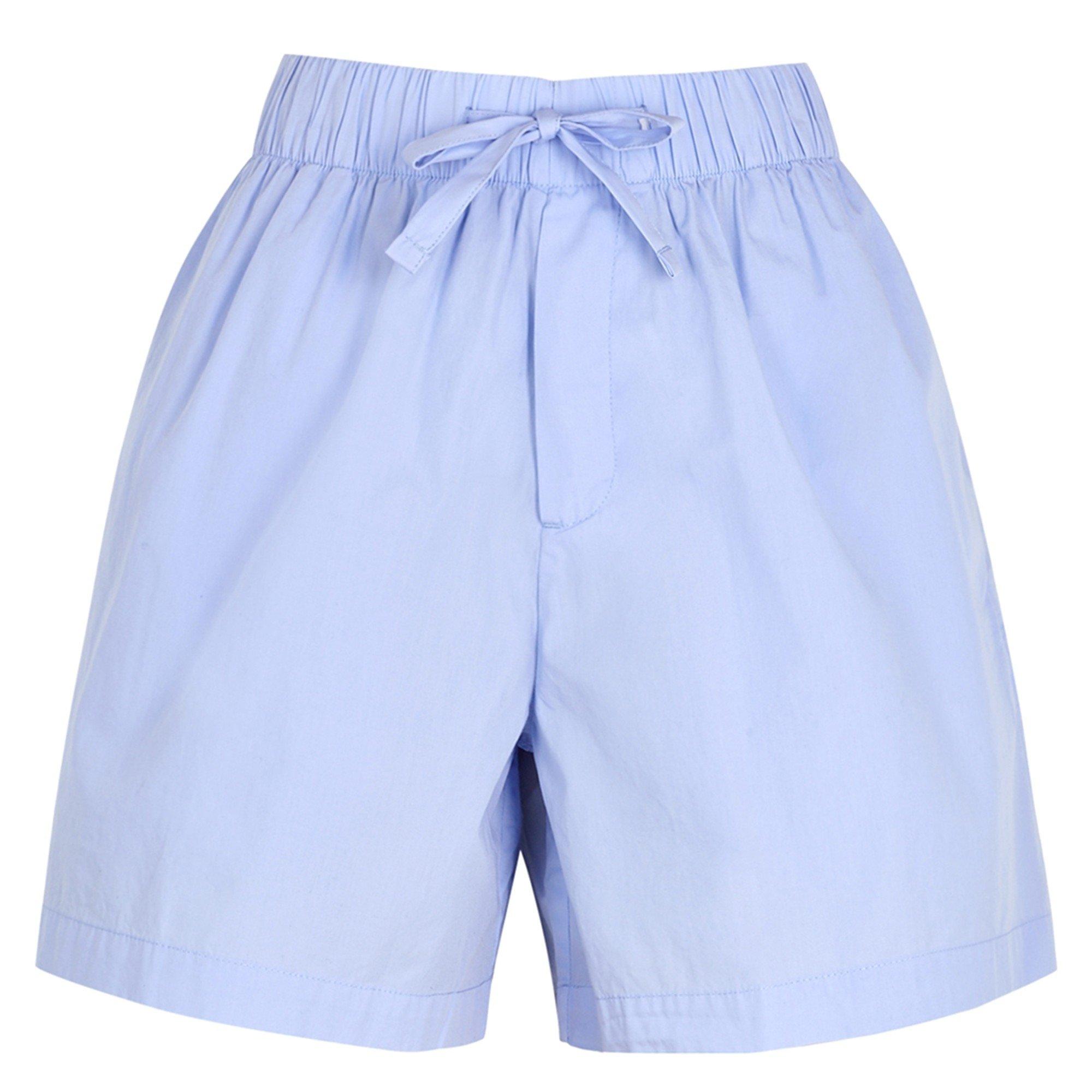 LIGHT BLUE - Tekla - S POPLIN UNISEX PJ SHORT
