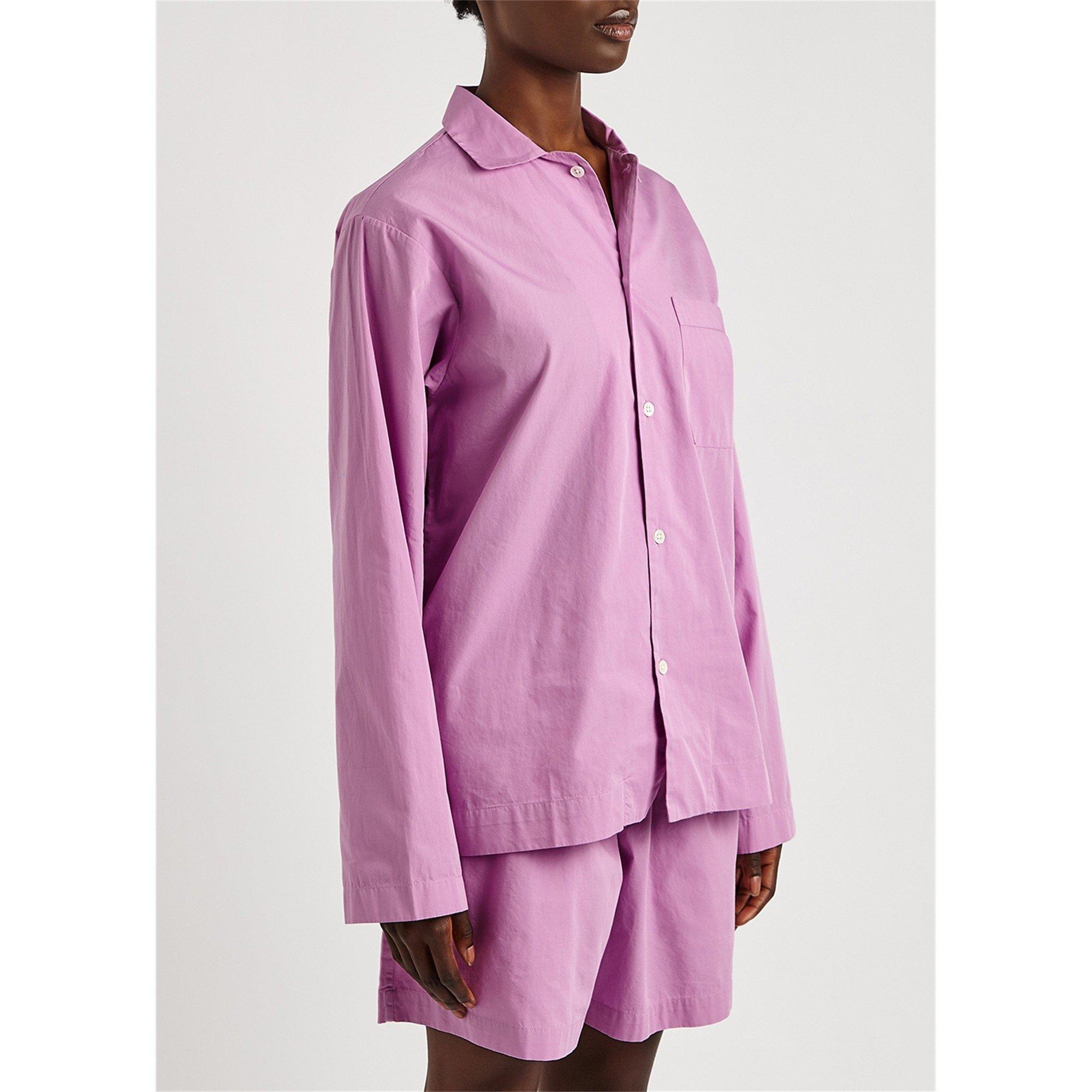 PINK - Tekla - Unisex Cotton Relaxed-Fit Pyjama Long-Sleeve Top - 2