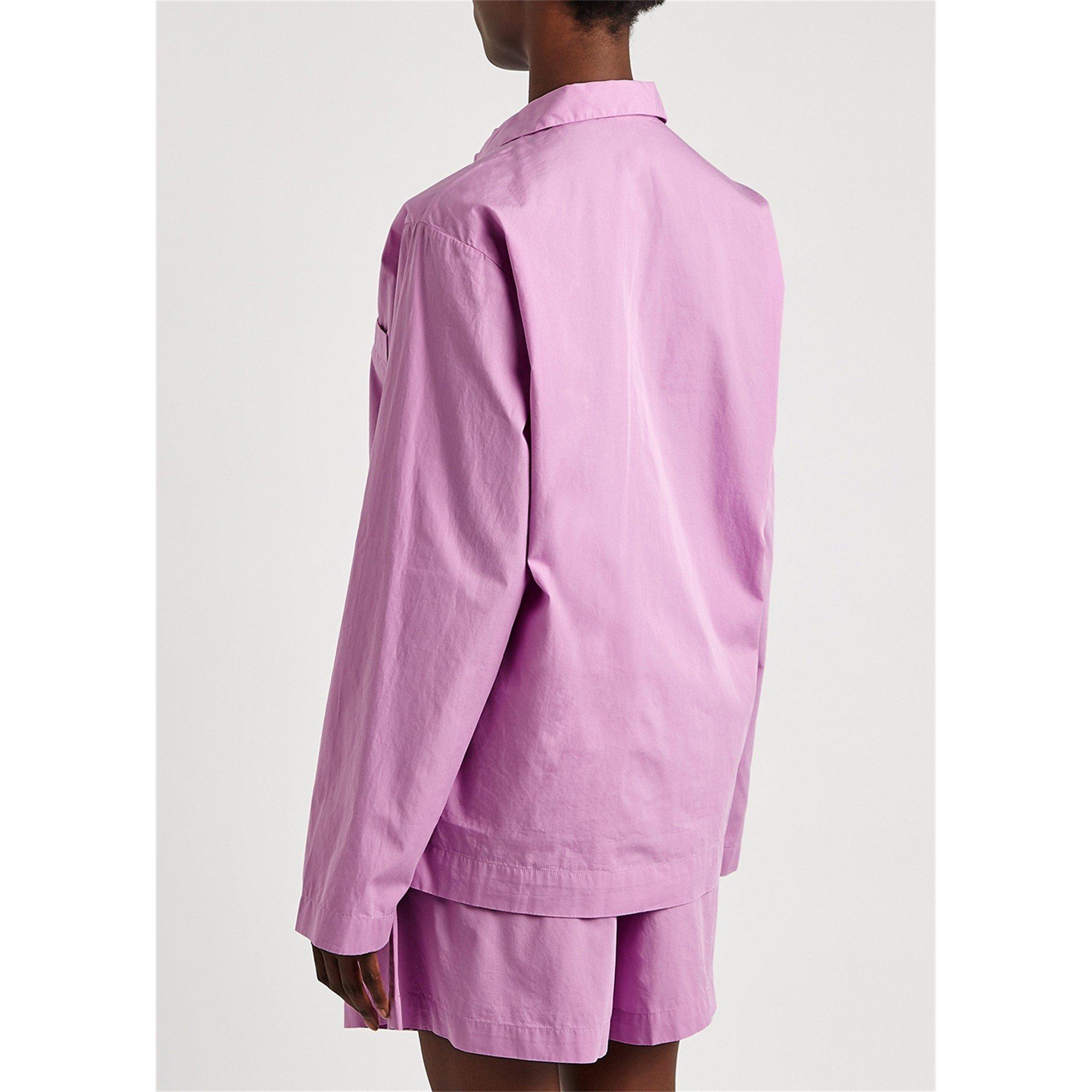 PINK - Tekla - Unisex Cotton Relaxed-Fit Pyjama Long-Sleeve Top - 3