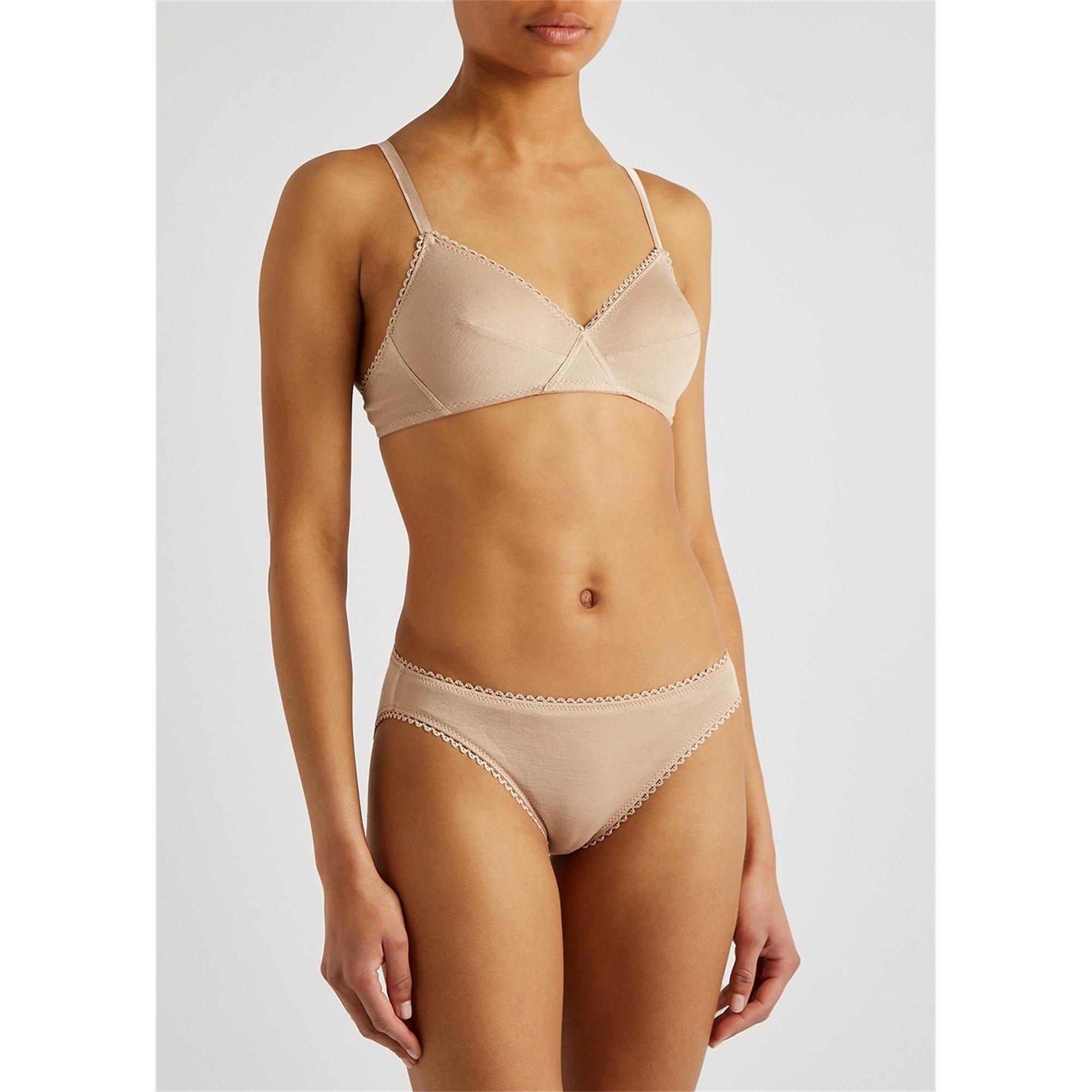 NUDE - Araks - Women's Antonia Organic Cotton Triangle Bralette - 2