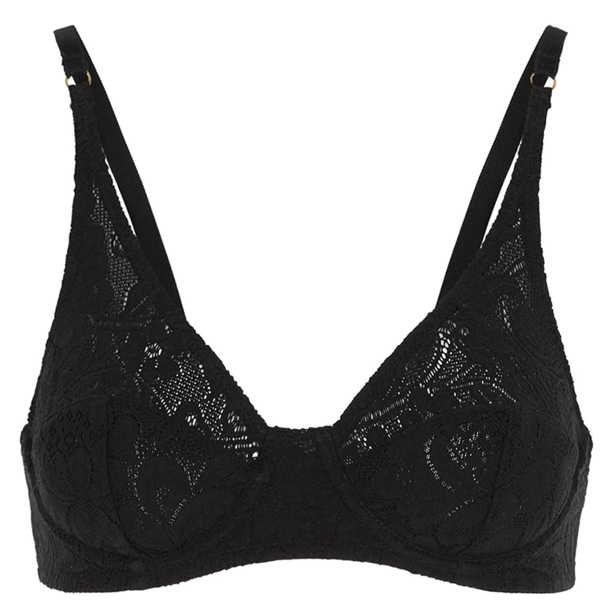 BLACK - Araks - Women's Waverly Lace Underwire Demi Bra - 1