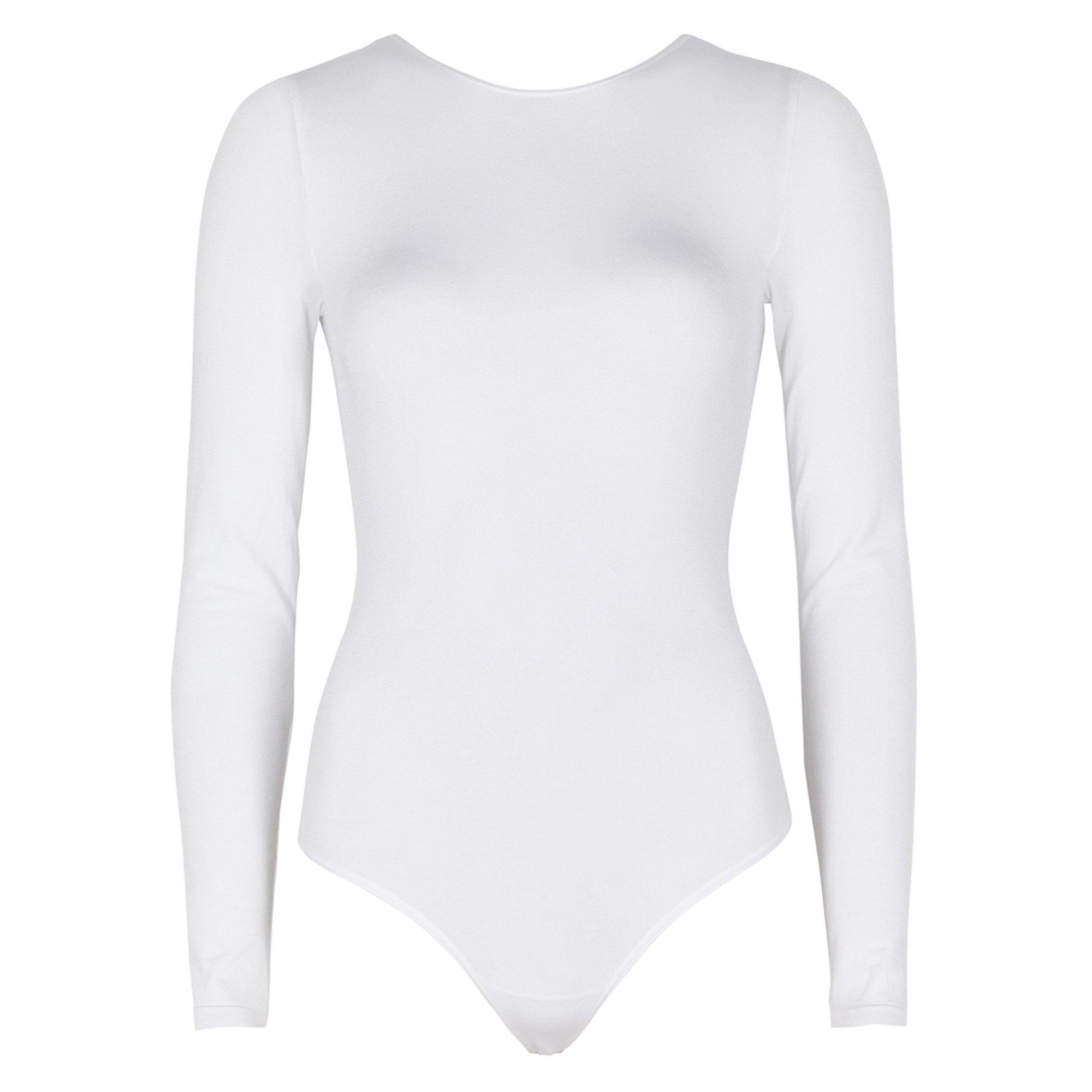WHITE - Wolford - MEMPHIS LS STRING BODY09 - 1