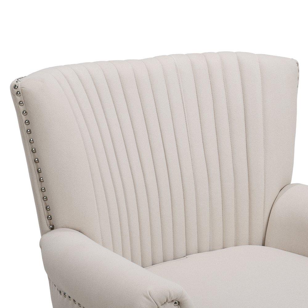 Beige - Kabinet UK - Channel Deep Cushioned Armchair - 4