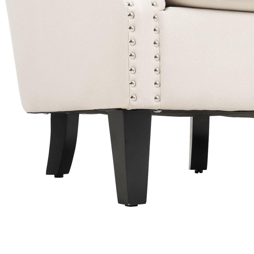 Beige - Kabinet UK - Channel Deep Cushioned Armchair - 5