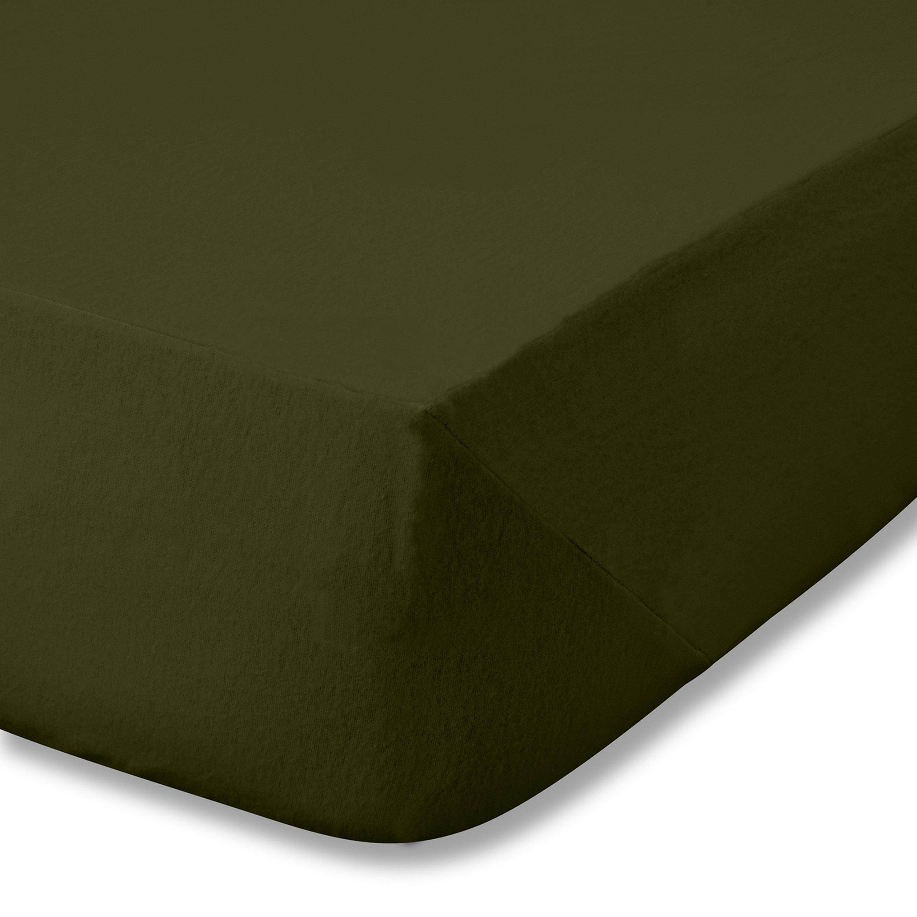 Green - Catherine Lansfield - Brushed Cotton Fitted Sheet - 3