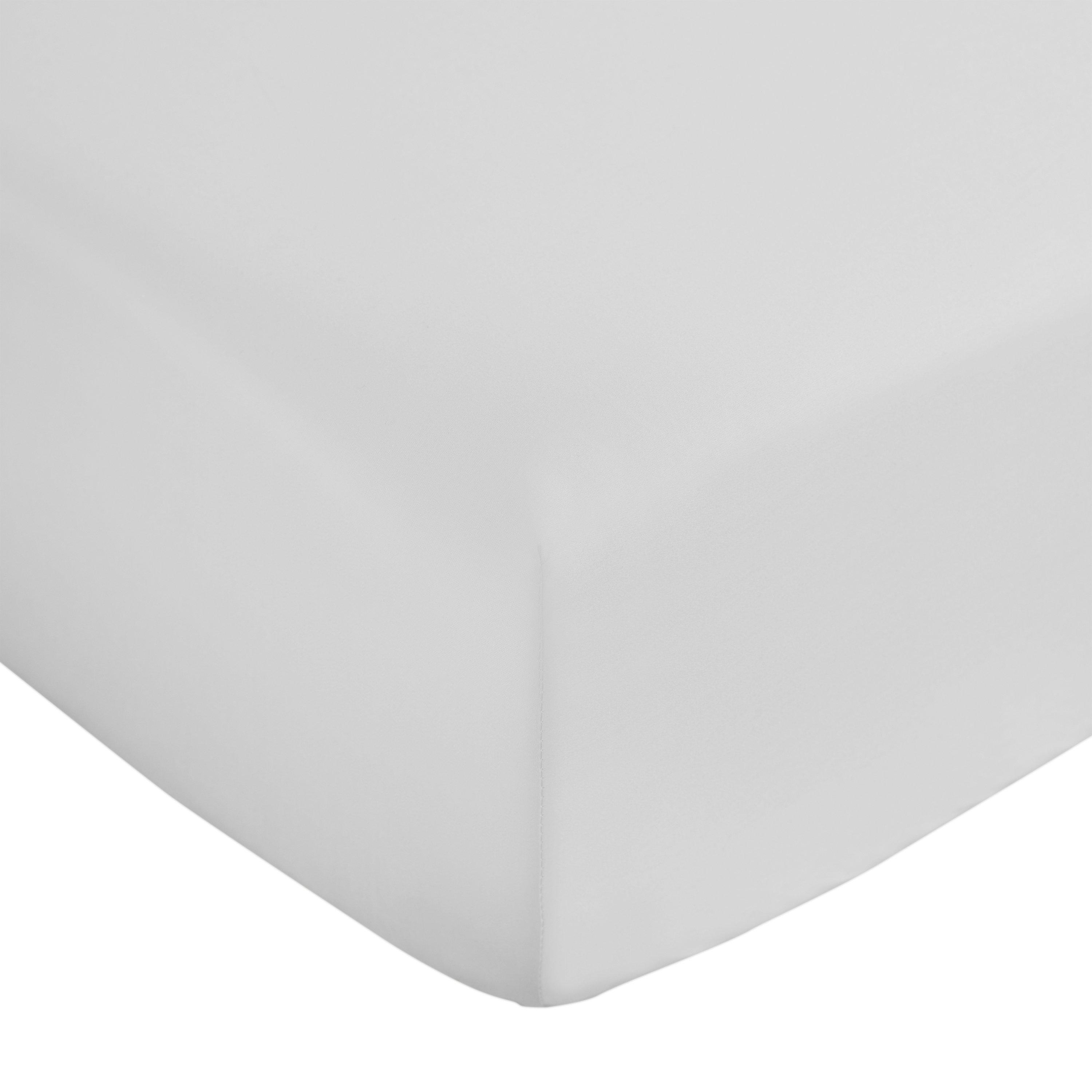 Dove Grey - Bianca - 400 Thread Count Cotton Sateen Fitted Sheet - 4
