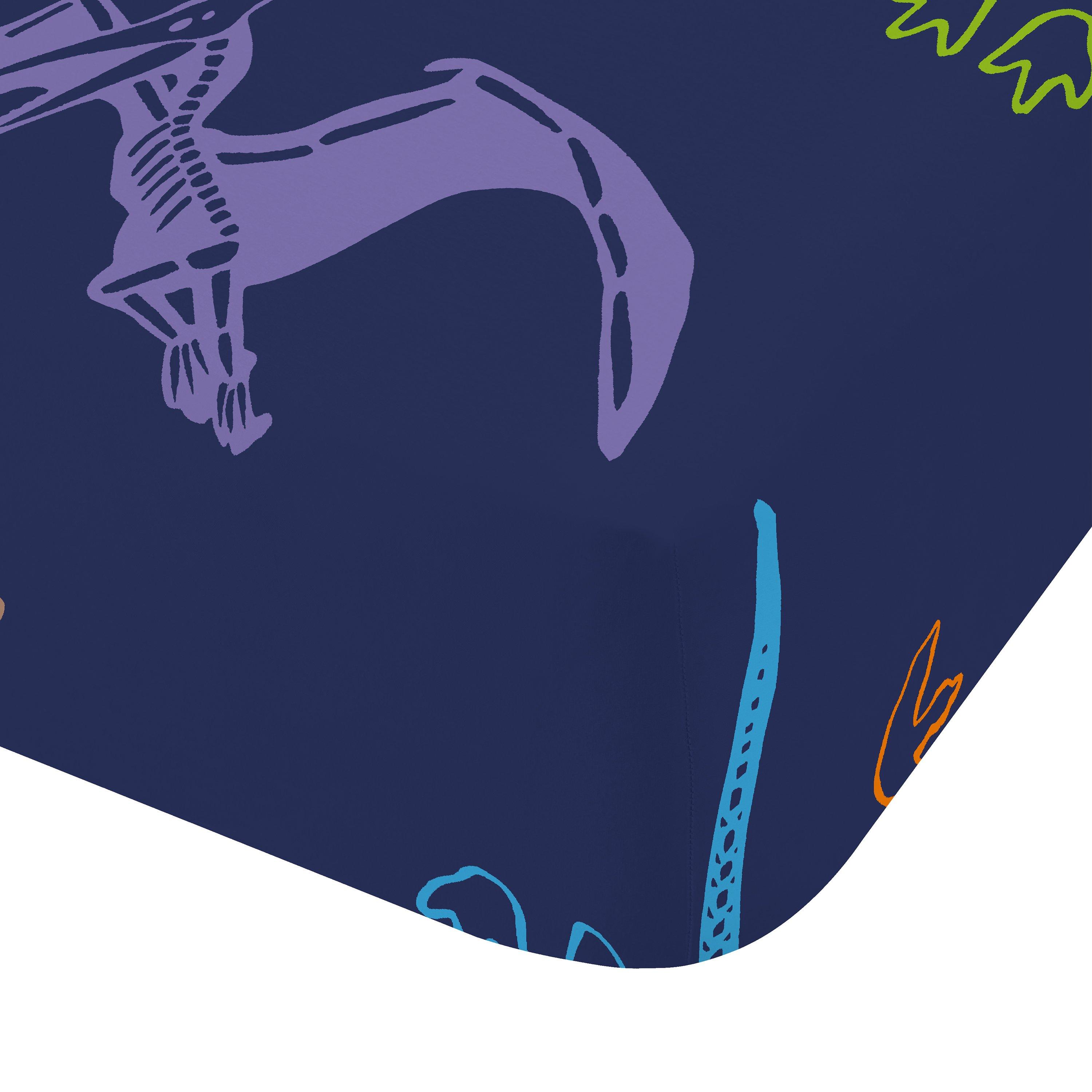 Blue - Catherine Lansfield - Prehistoric Dinosaurs Fitted Sheet - 2