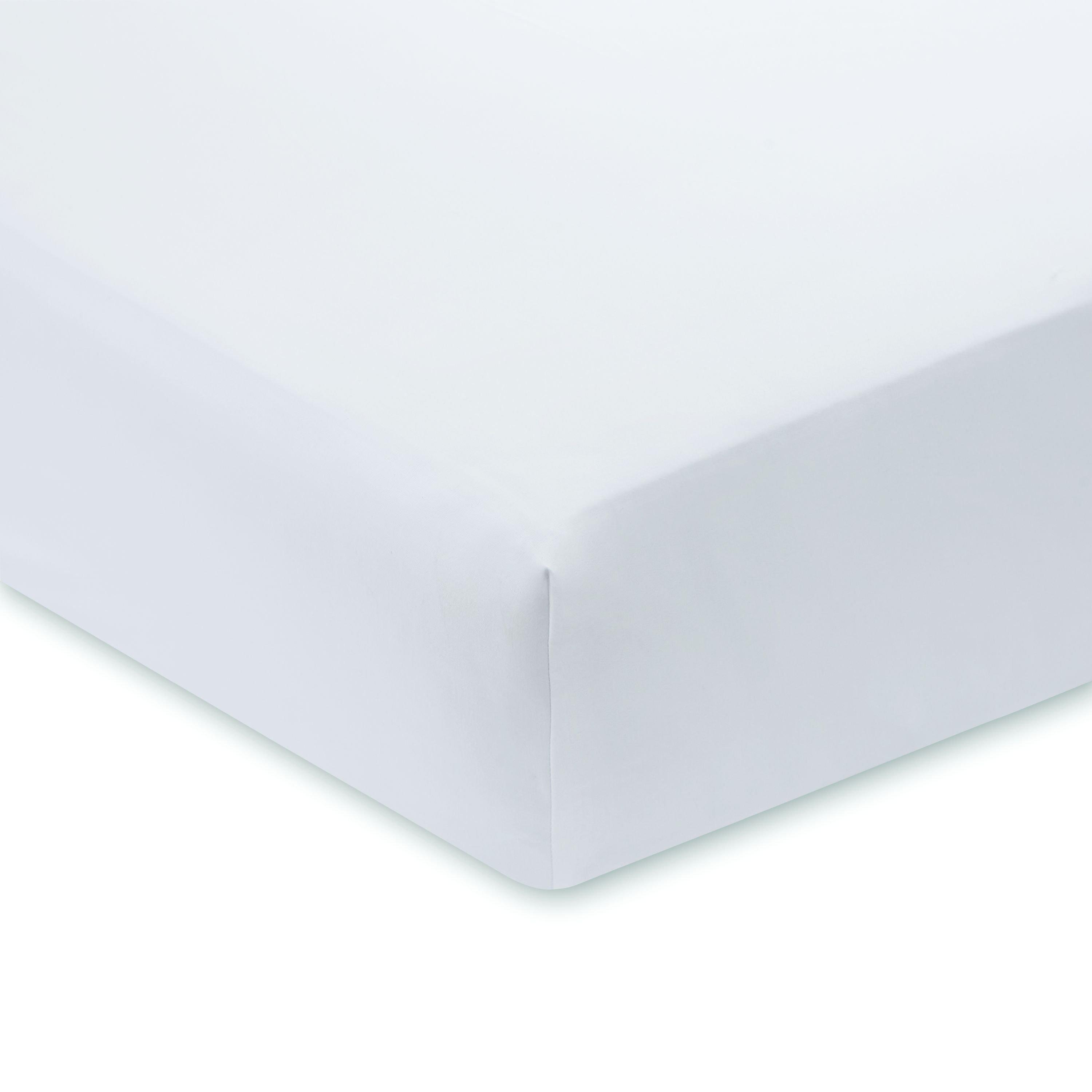 White - Bianca - Luxury 800 Thread Count Cotton Sateen Fitted Sheet - 2