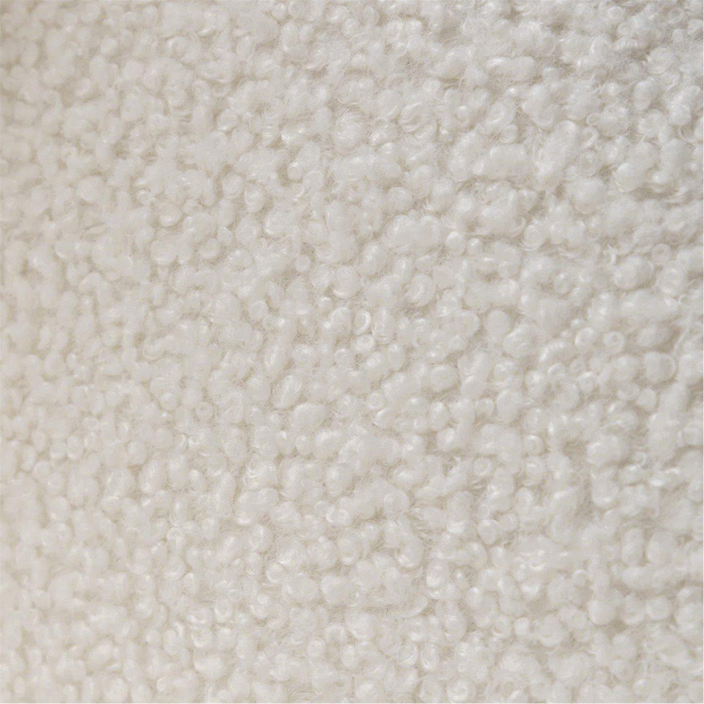 White - Kabinet UK - Sherpa Armchair and Footstool Set - 4