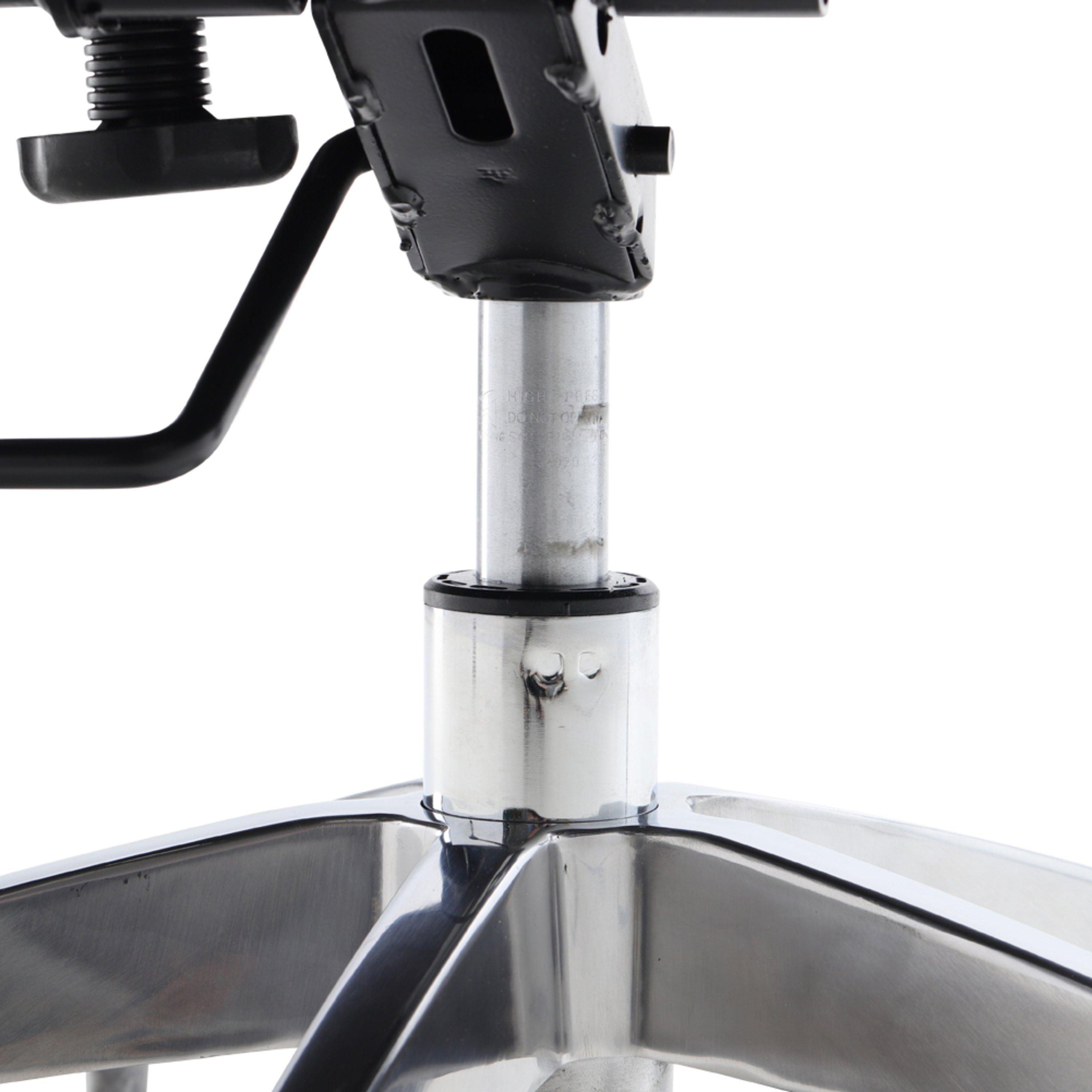 Light Green - Kabinet UK - Velvet Upholstered Wheeled Swivel Office Chair - 8