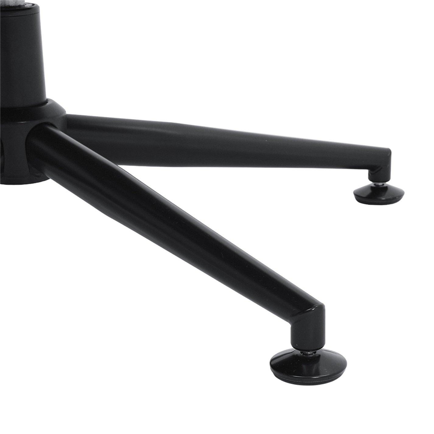 Grey - Kabinet UK - Faux Leather Swivel Armchair with Footstool - 7