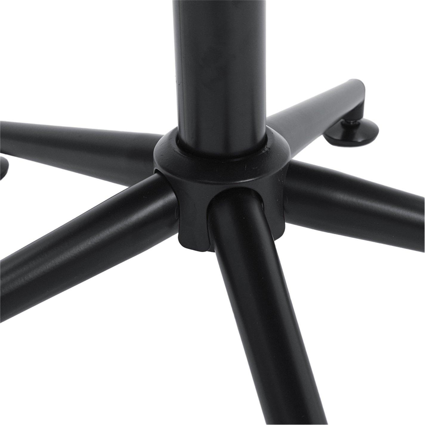 Grey - Kabinet UK - Faux Leather Swivel Armchair with Footstool - 8