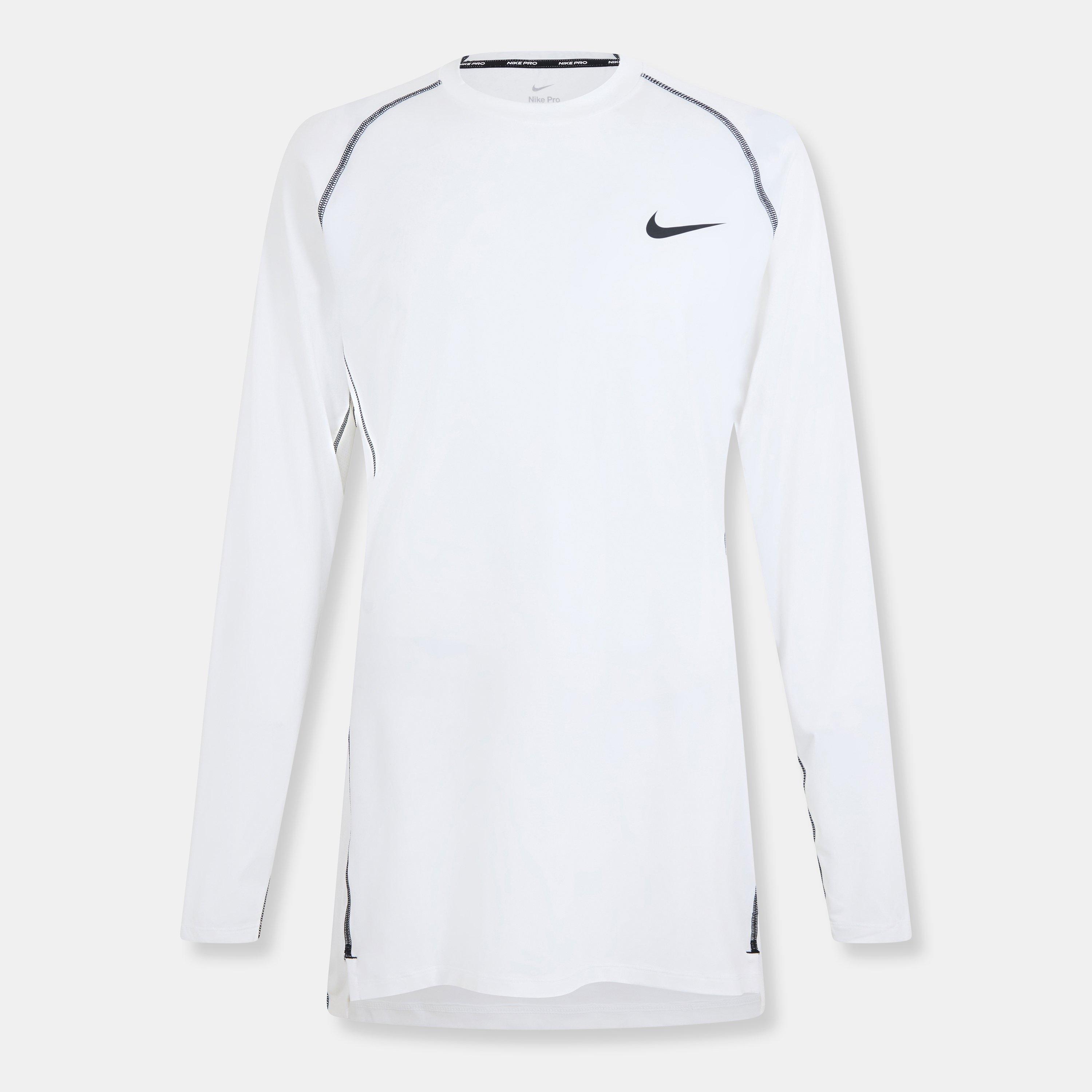 White - Nike - Men's Baselayer Top - 1