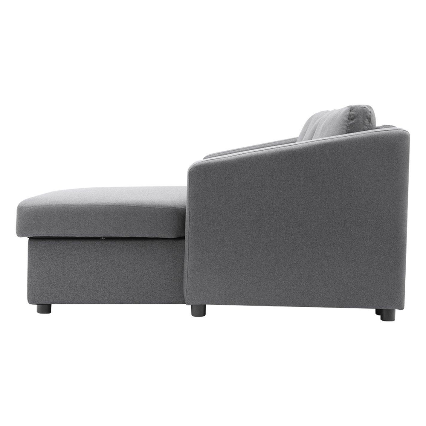 Grey - Kabinet UK - Grey Corner Sofa Bed - 5