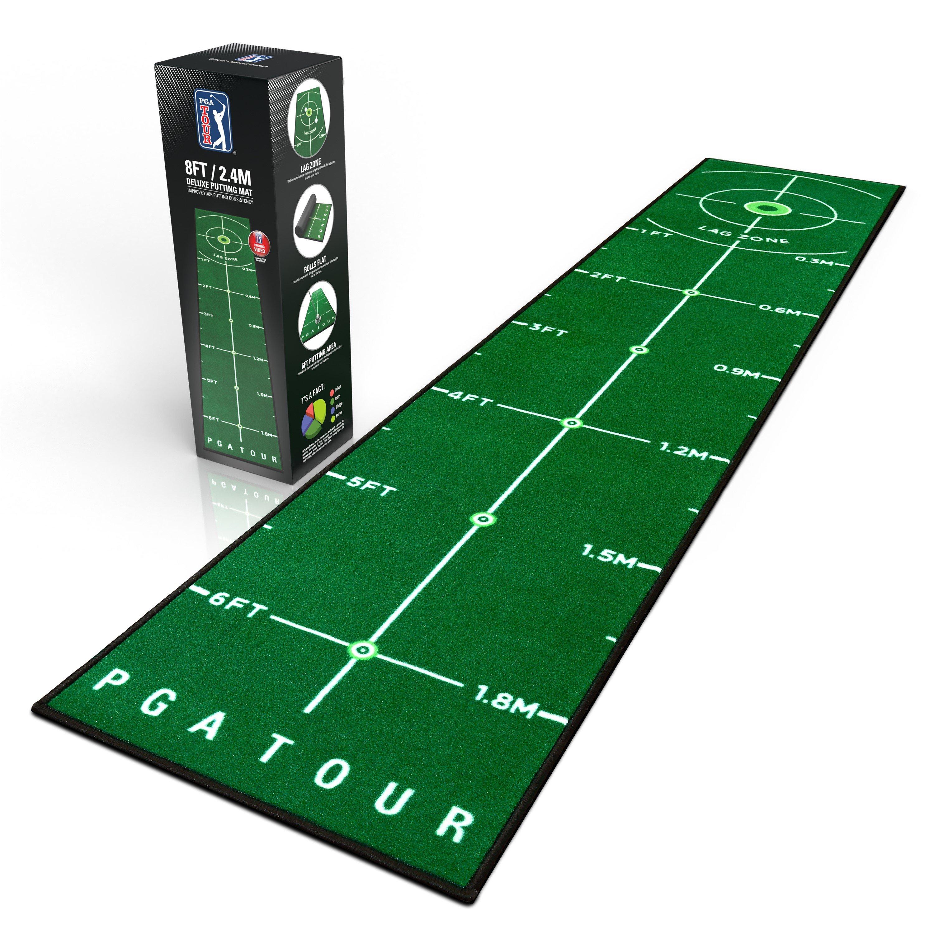 Pga Tour  Deluxe Putting Mat - Green