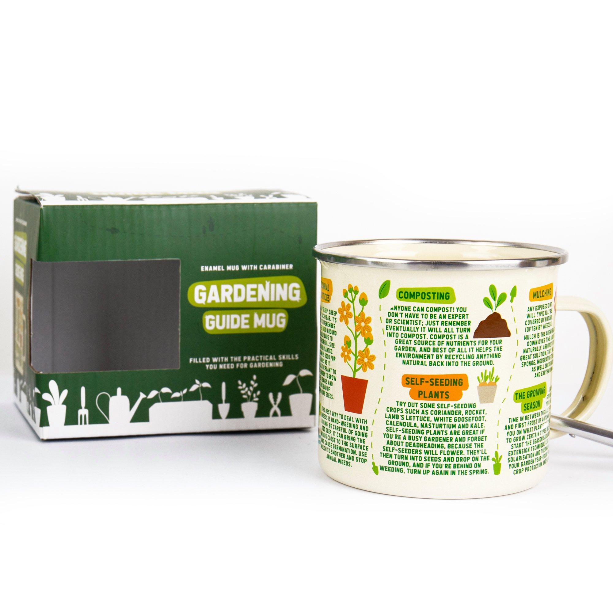 Green - Gift Republic - GARDENING GUIDE ENAMEL MUG - 4