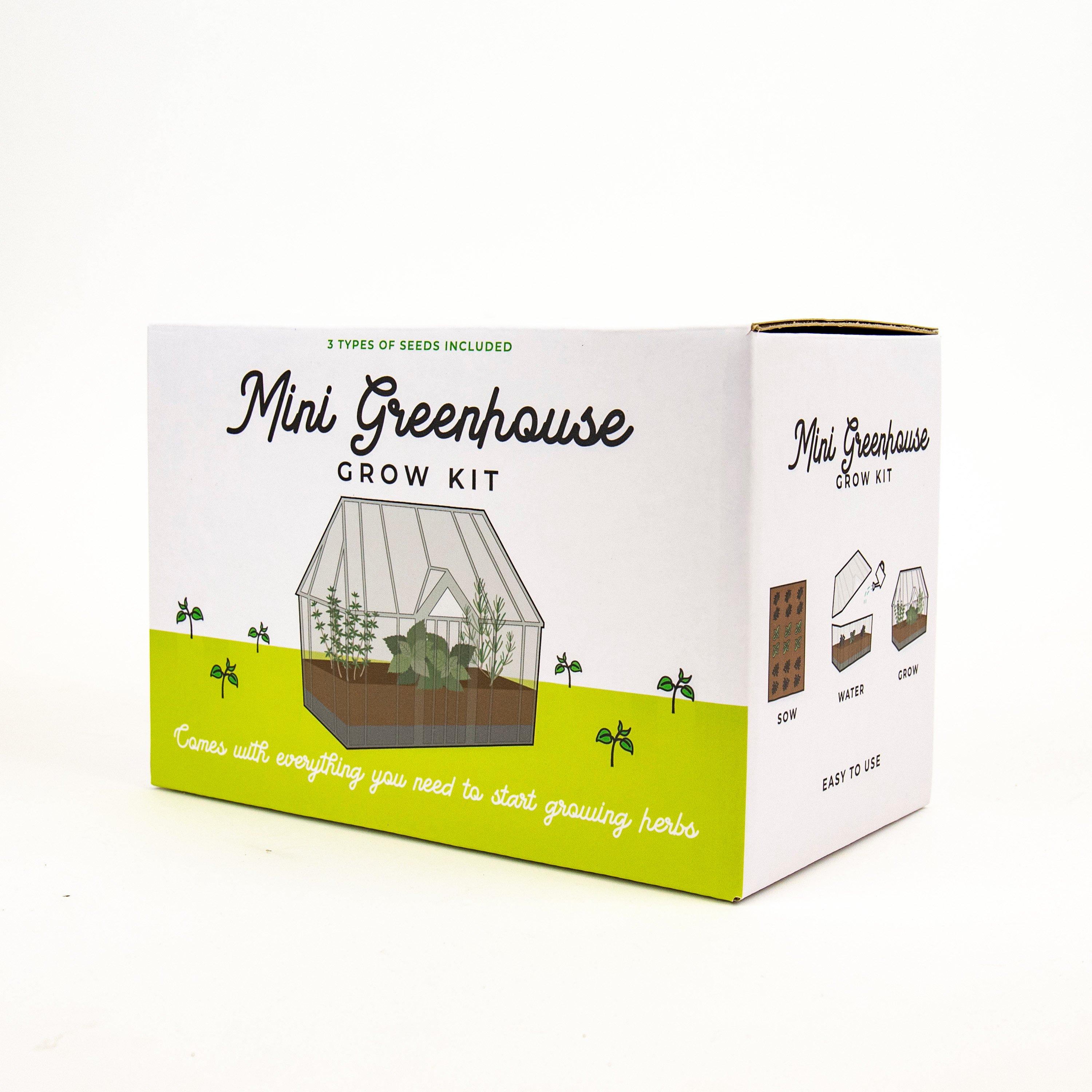 White - Gift Republic - MINI GREENHOUSE GROW
KIT - 2