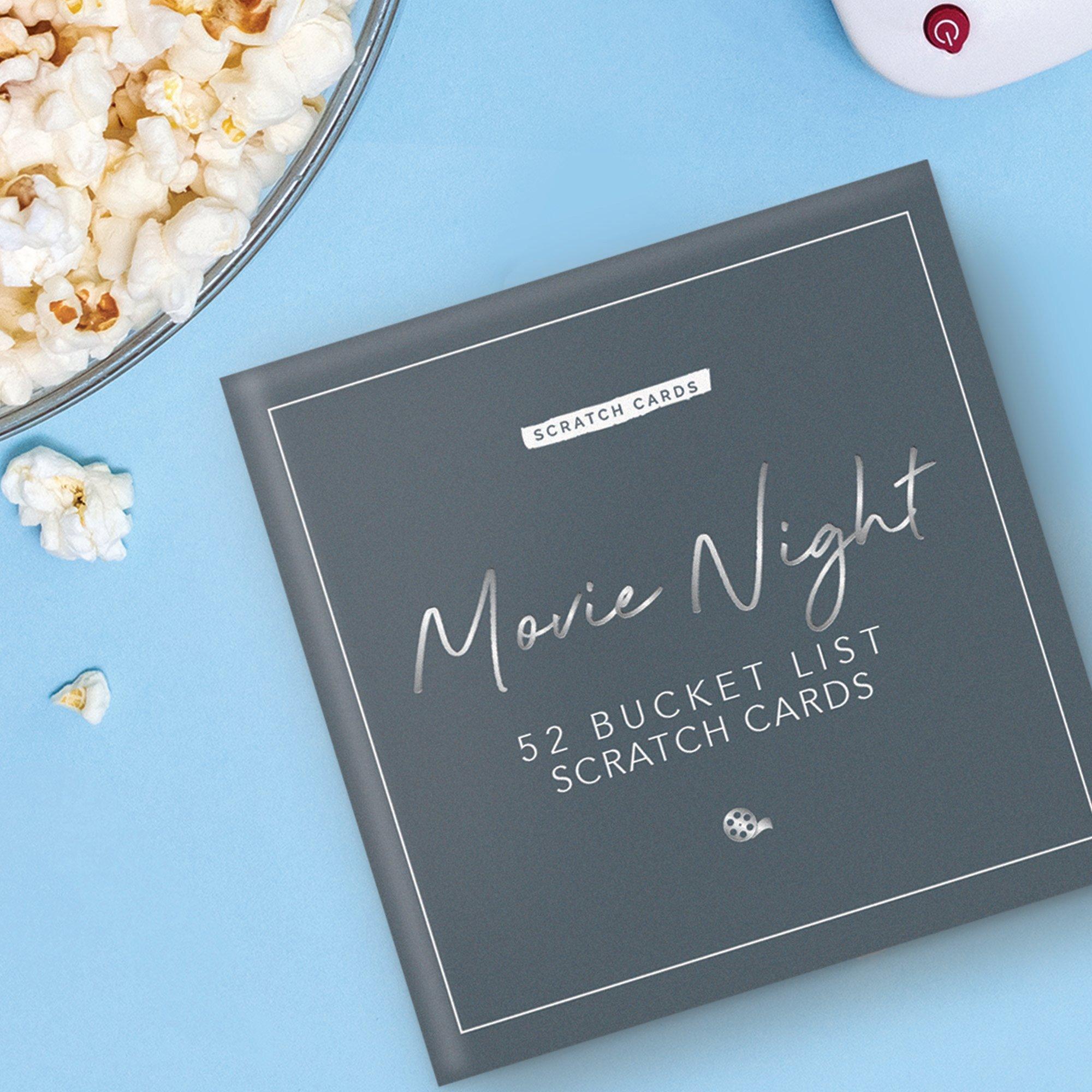 Gift Republic  Movie Night Bucket List Scratch Cards - Black