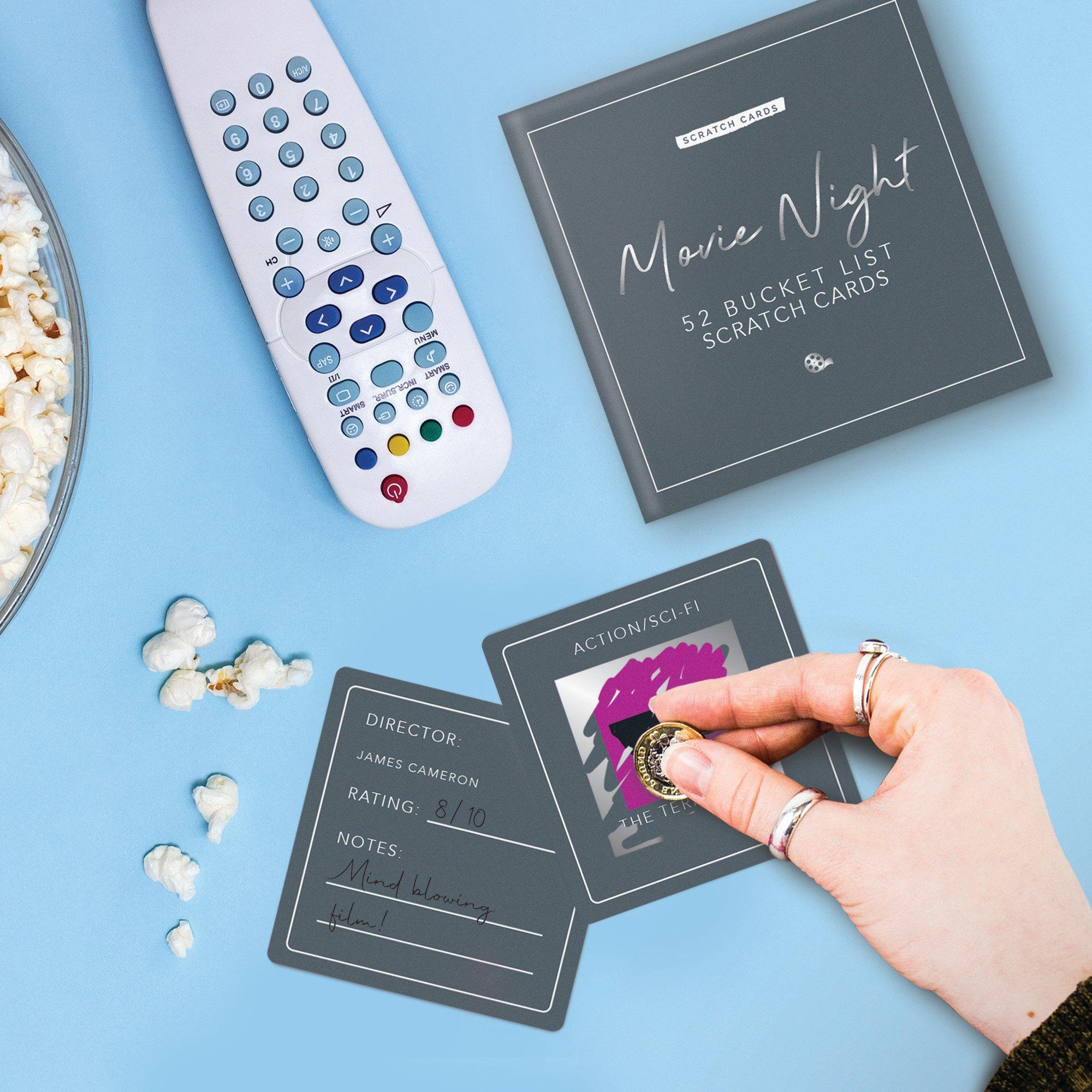 Black - Gift Republic - MOVIE NIGHT BUCKET LIST SCRATCH CARDS - 2
