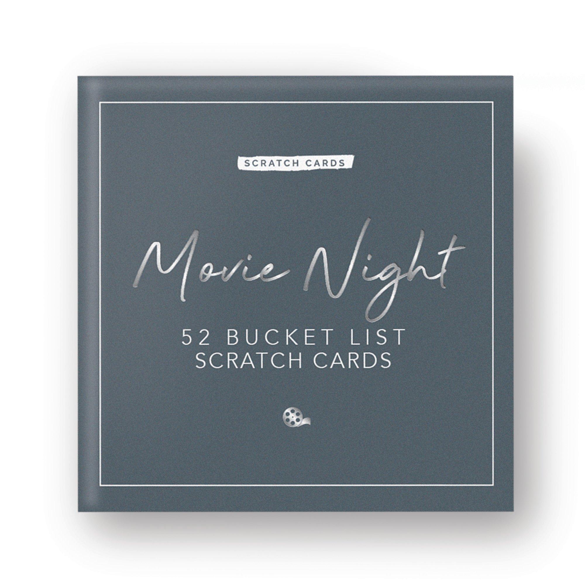 Black - Gift Republic - MOVIE NIGHT BUCKET LIST SCRATCH CARDS - 3