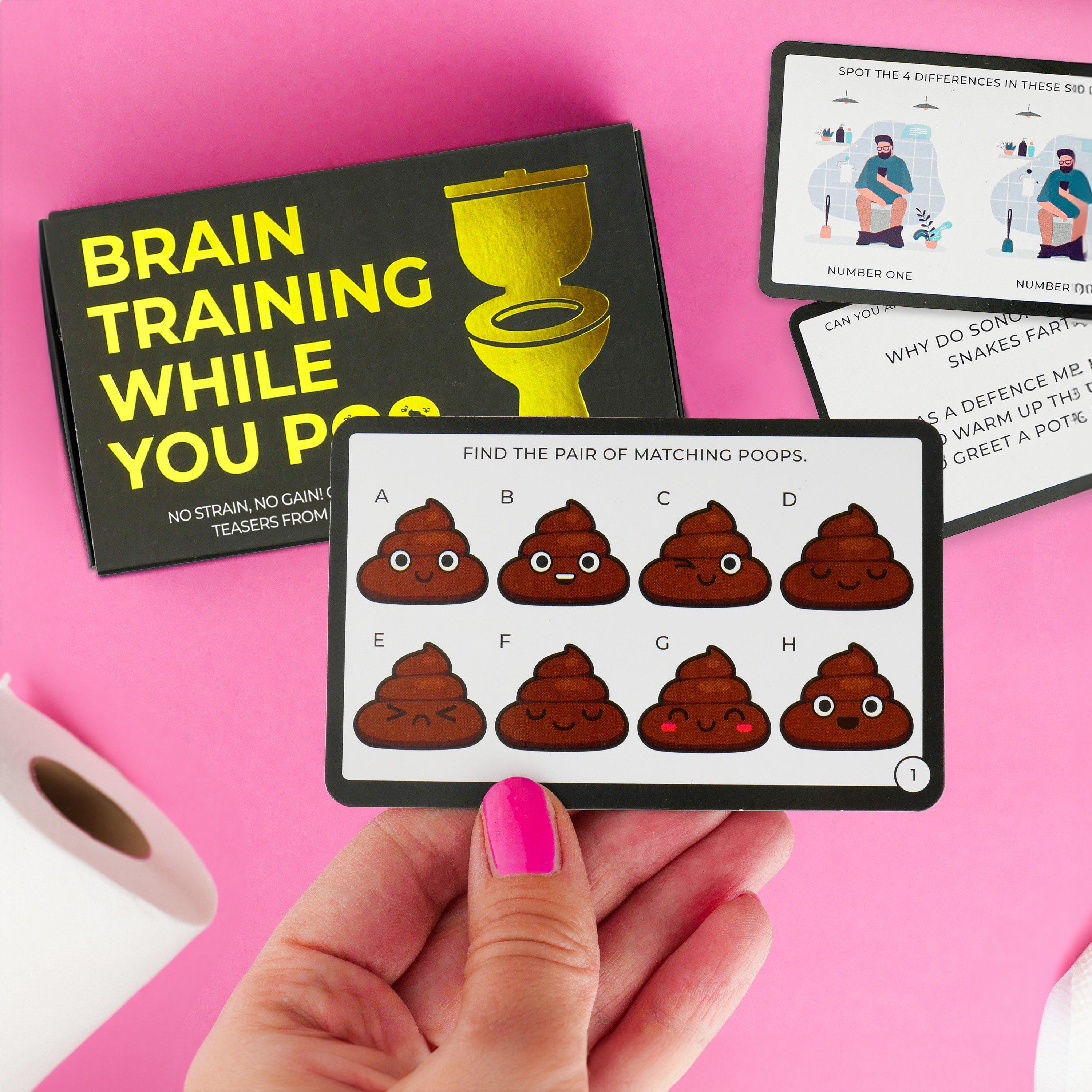 Gift Republic  Brain Training While You Poo - Black