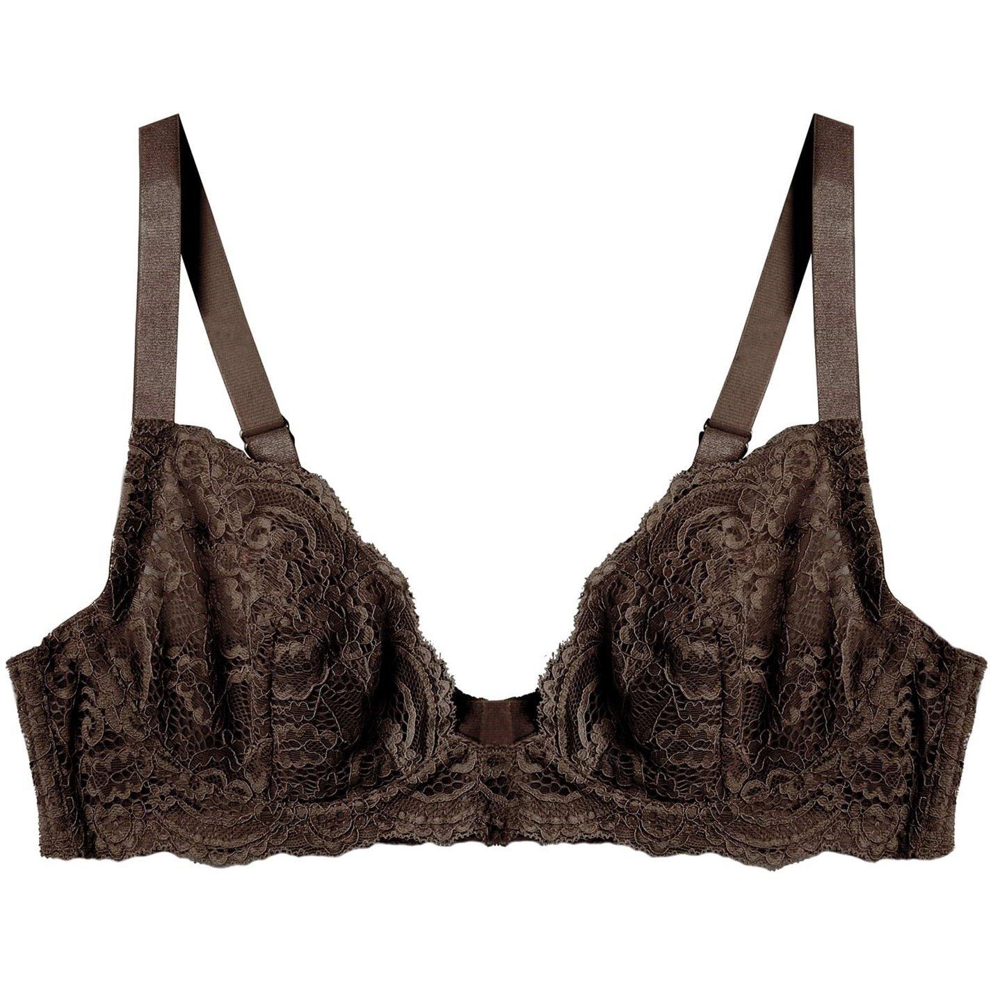 Brown - Wolf and Whistle - Ariana Ginger Everyday Bra - 2