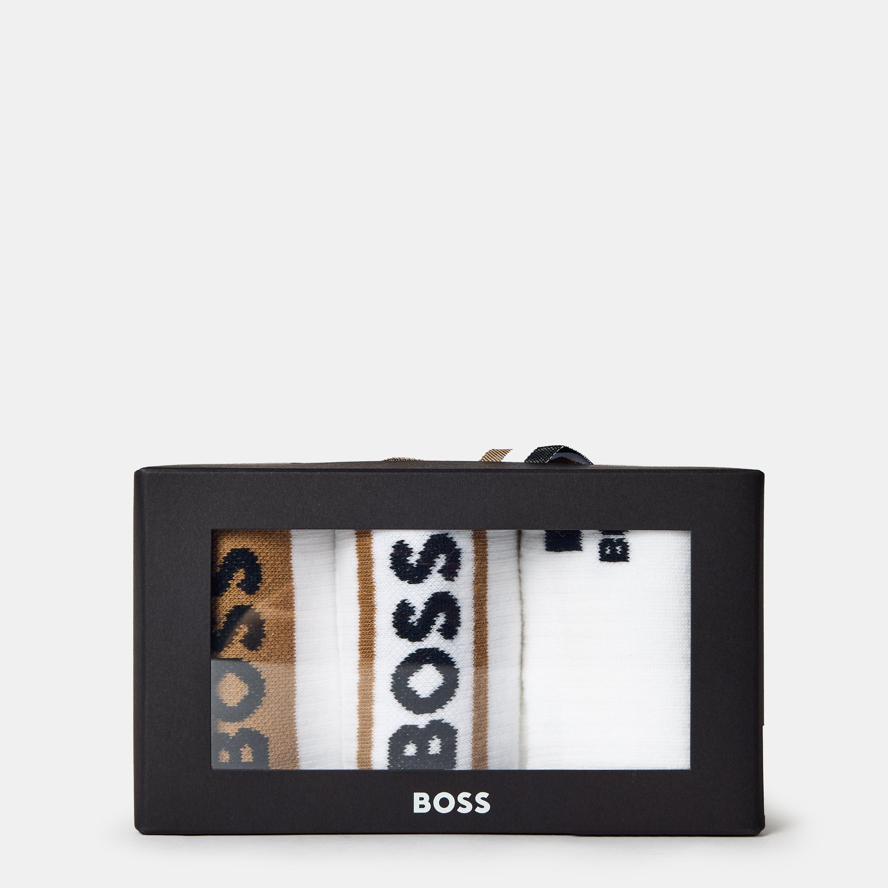 White - Boss - Men's Qs Giftset Iconic Sock Gift Sets - 2