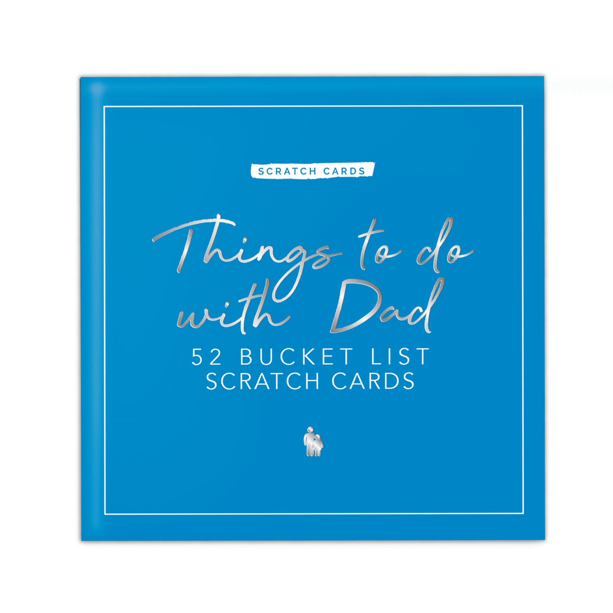 Blue - Gift Republic - THINGS TO DO WITH DAD BUCKET LIST SCRATCH CARDS - 3