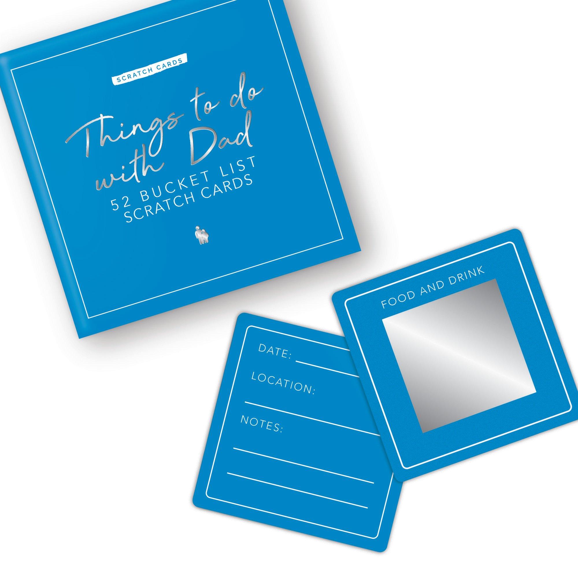 Blue - Gift Republic - THINGS TO DO WITH DAD BUCKET LIST SCRATCH CARDS - 4