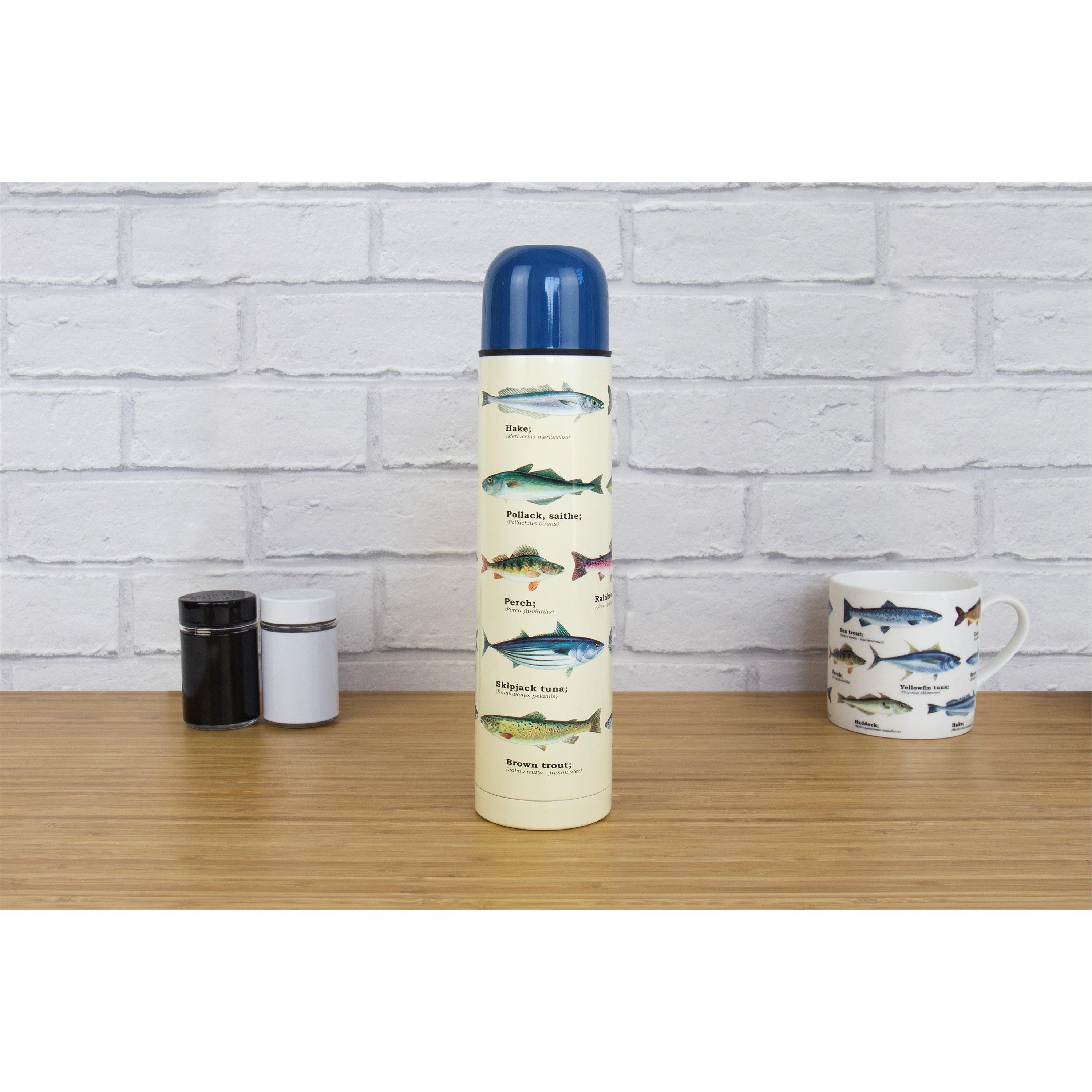 Blue - Gift Republic - FISH VACUUM FLASK - 2