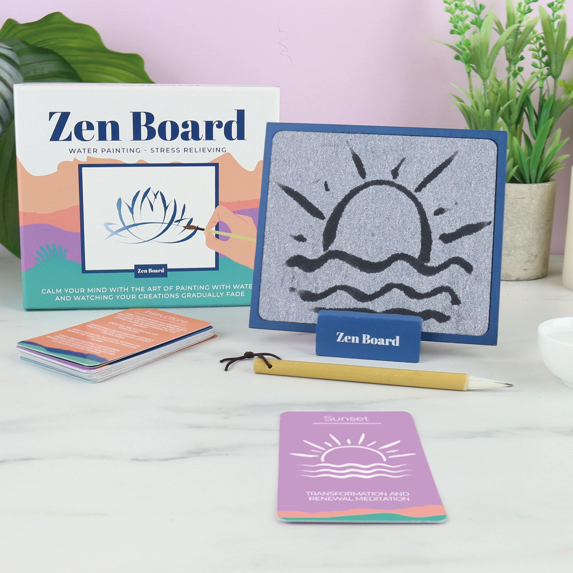 White - Gift Republic - ZEN BOARD - WATER PAINTING - 1