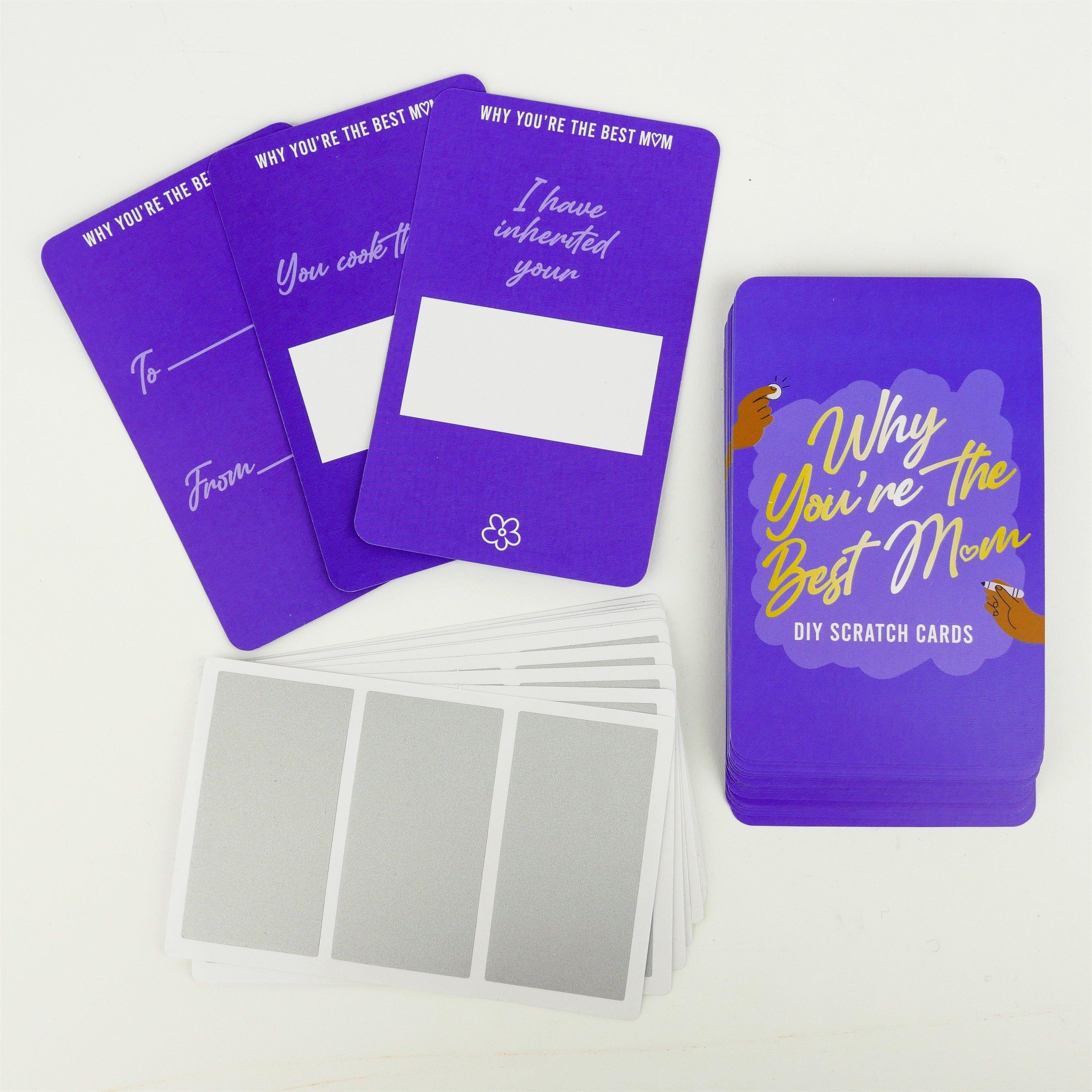 Purple - Gift Republic - DIY Scratch Cards - Mum - Personalise it - 5