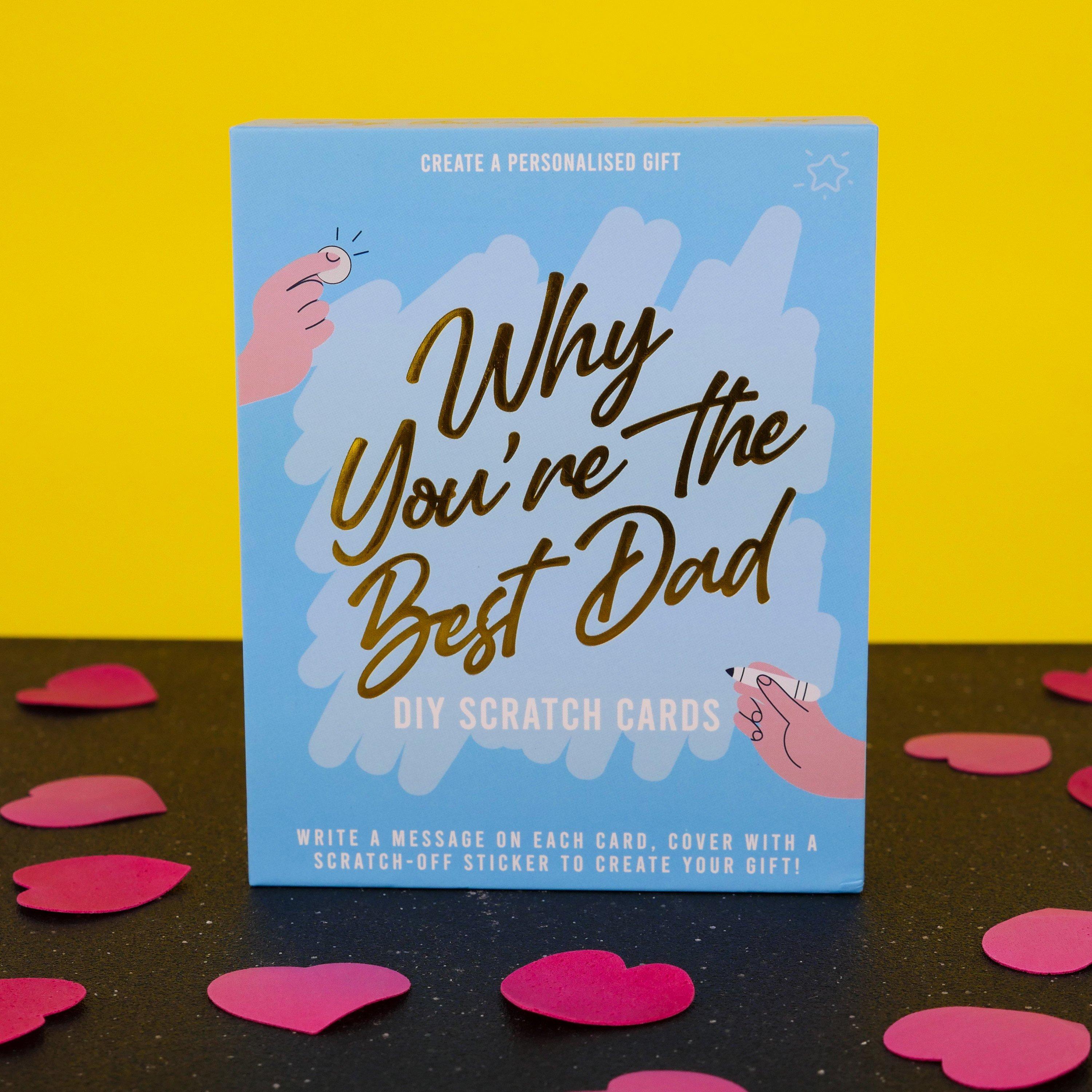 Blue - Gift Republic - DIY Scratch Cards - Dad - Personalise it - 1