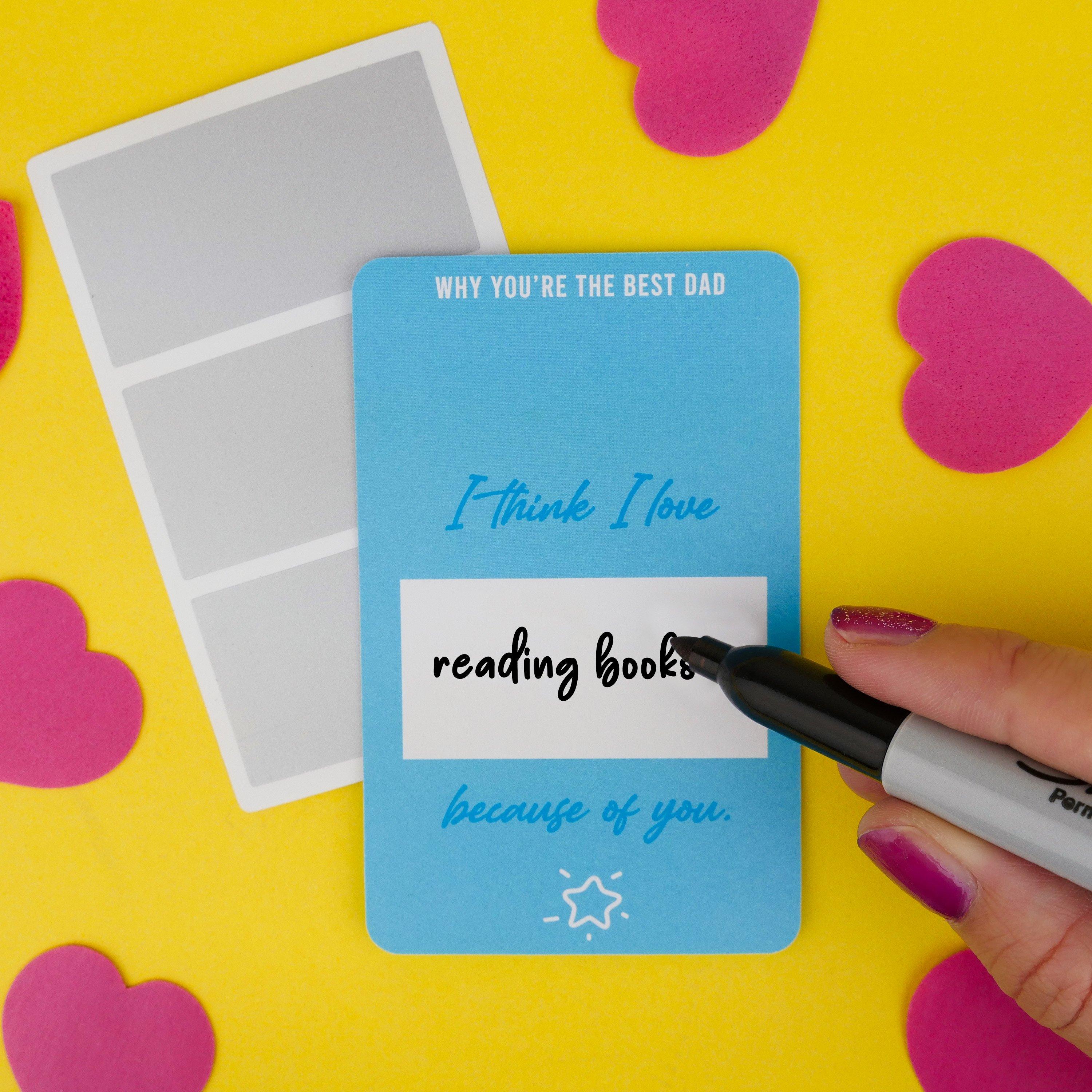 Blue - Gift Republic - DIY Scratch Cards - Dad - Personalise it - 3