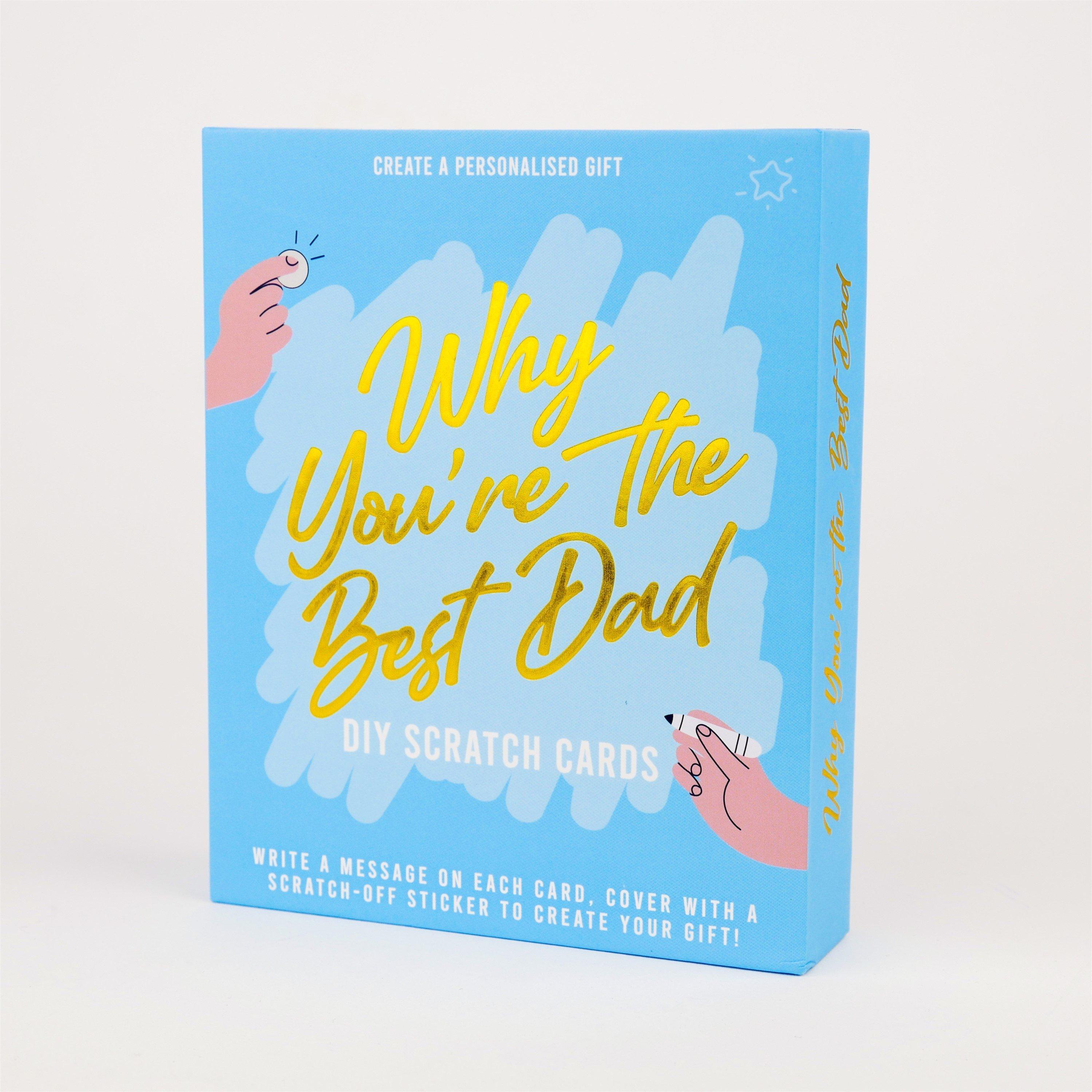 Blue - Gift Republic - DIY Scratch Cards - Dad - Personalise it - 5