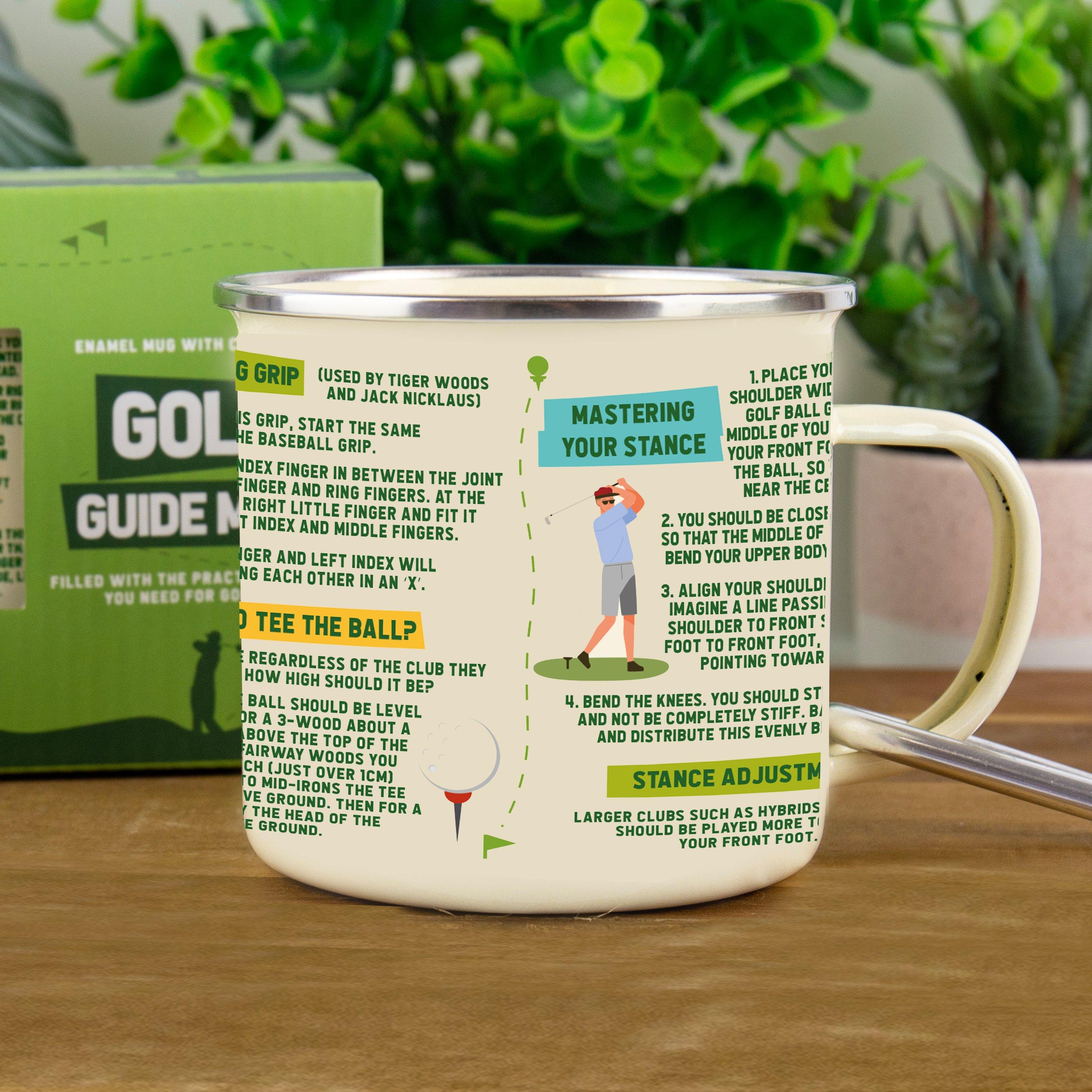 Green - Gift Republic - Golf Guide Enamel Mug - 1